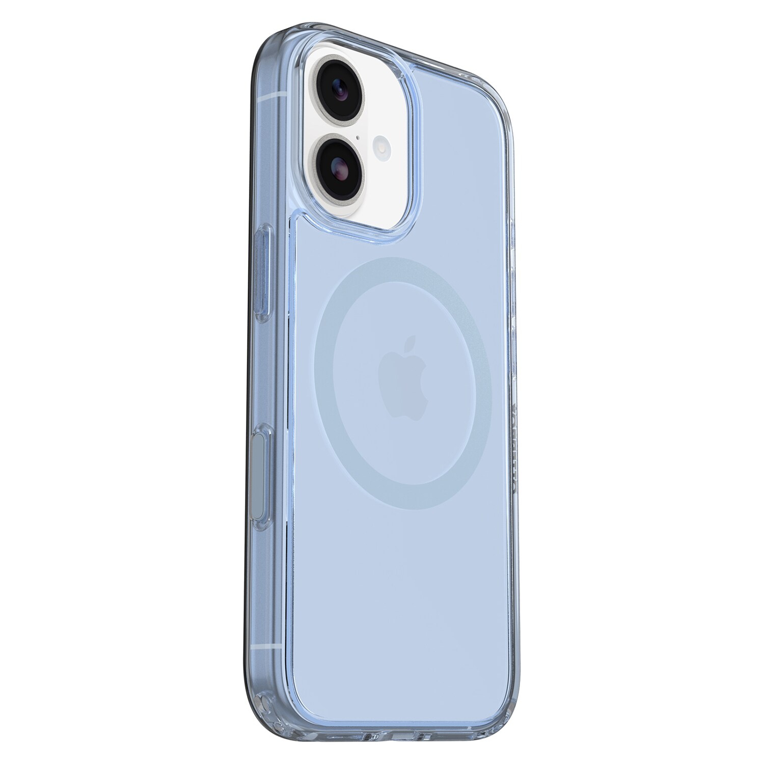 Étui transparent MagSafe Symmetry d'OtterBox avec contrôle de caméra pour iPhone 17, fini lustré argenté