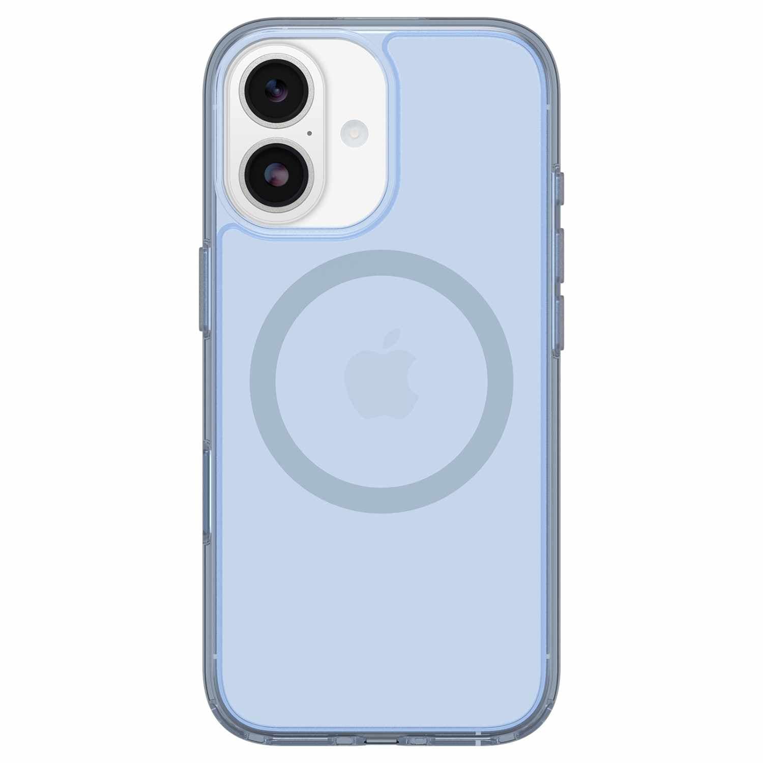 Étui transparent MagSafe Symmetry d'OtterBox avec contrôle de caméra pour iPhone 17, fini lustré argenté