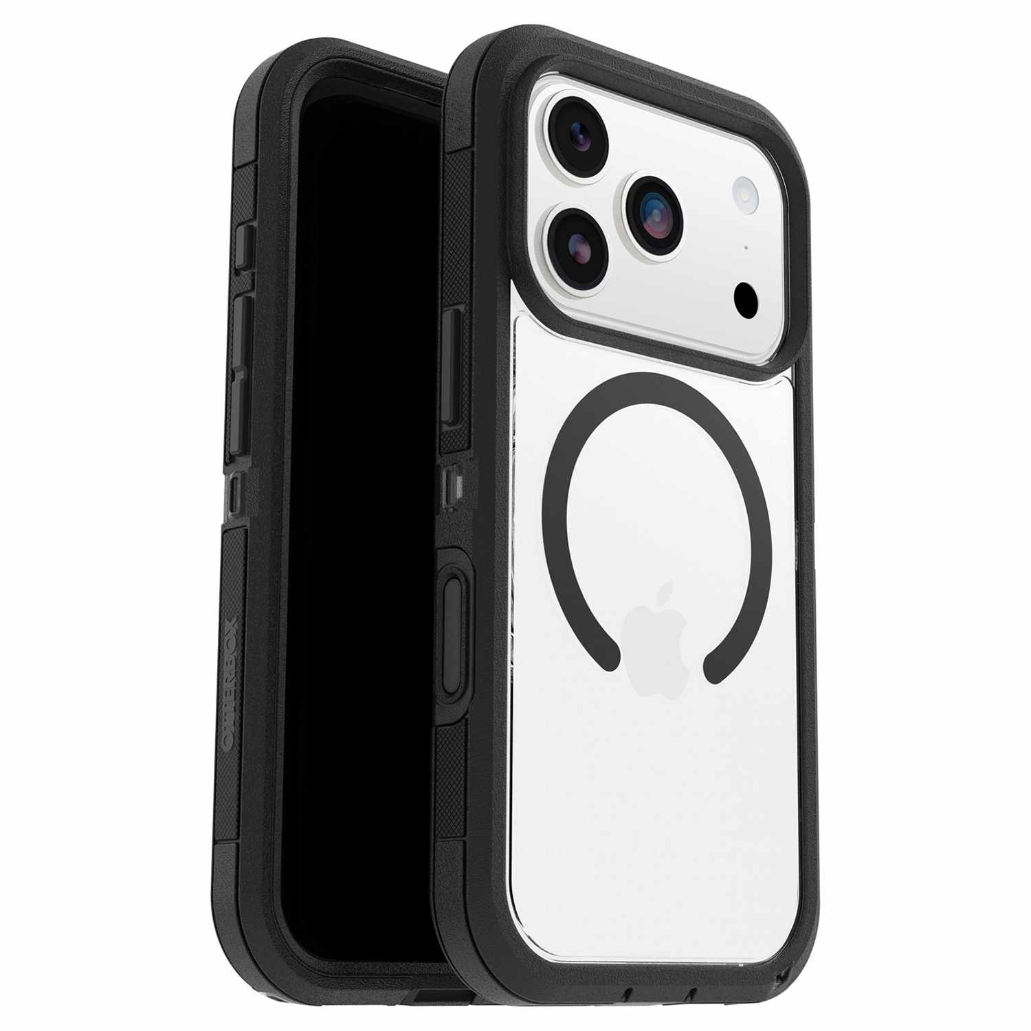 Étui Defender Pro XT transparent MagSafe d'OtterBox avec contrôle caméra iPhone 17 Pro côté obscur