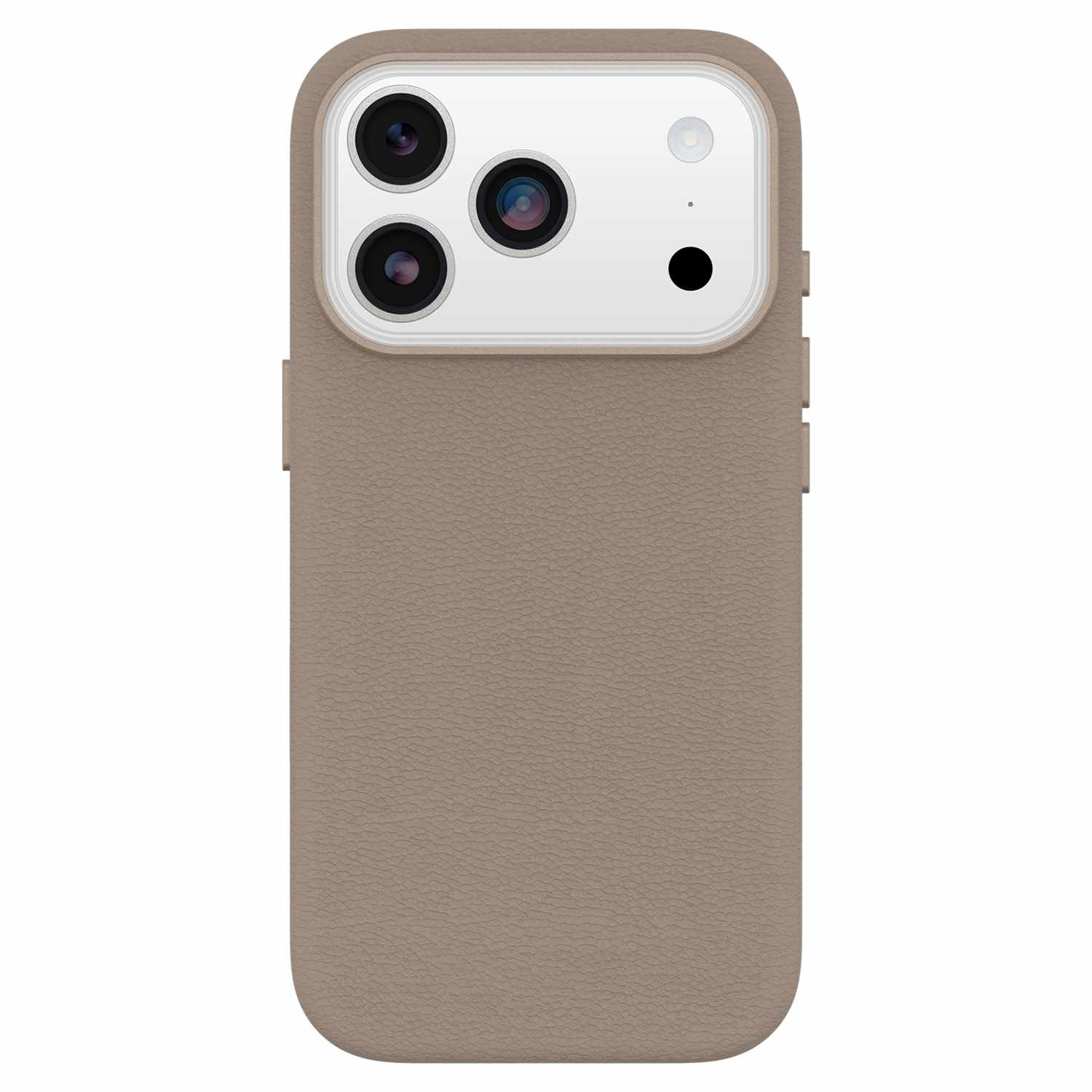 OtterBox Symmetry Cactus Leather MagSafe Case w/Camera Control iPhone 17 Pro Grey Comfort