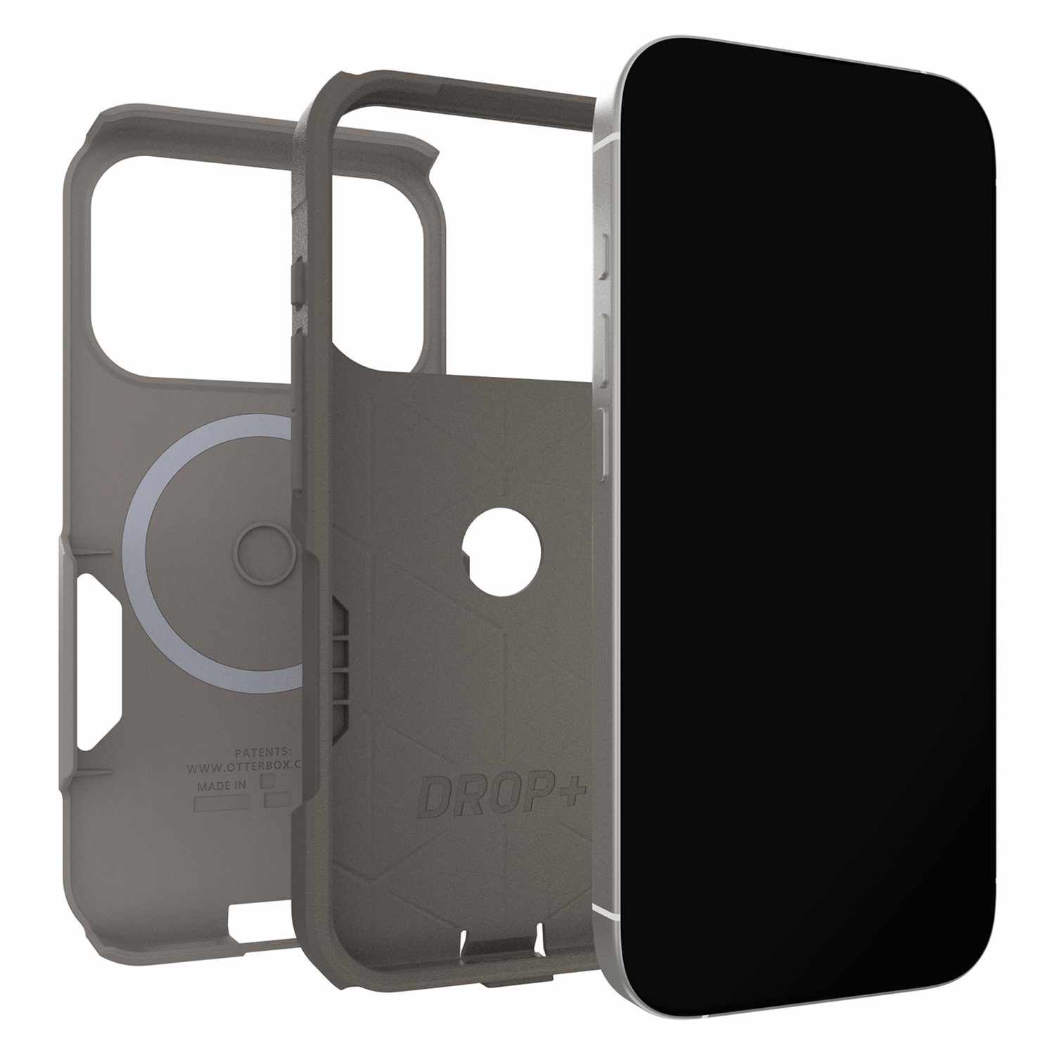 OtterBox Commuter MagSafe Case w/Camera Control iPhone 17 Pro Grey Comfort