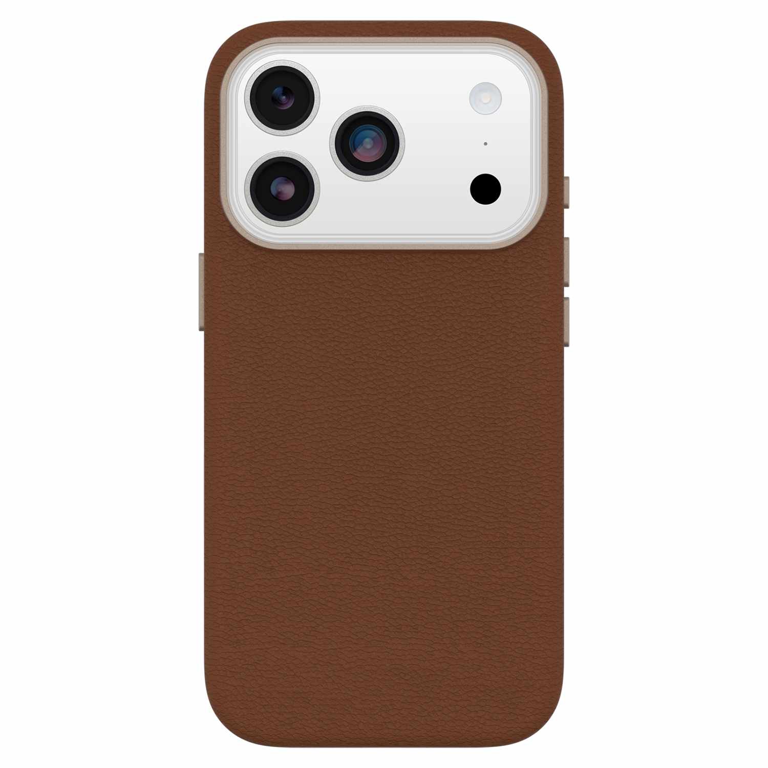 OtterBox Symmetry Cactus Leather MagSafe Case w/Camera Control iPhone 17 Pro Dessert Saddle