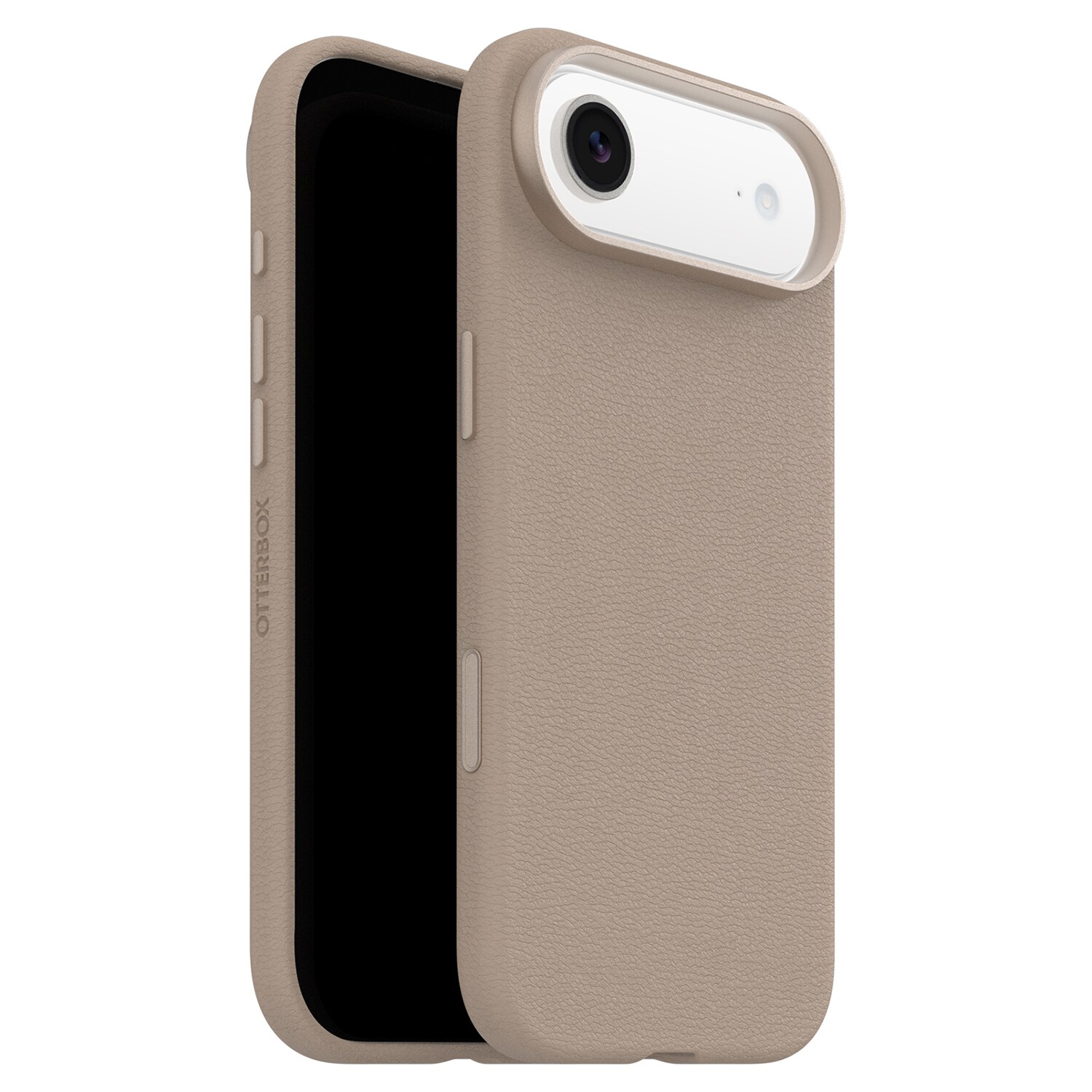 OtterBox Symmetry Cactus Leather MagSafe Case w/Camera Control iPhone Air Grey Comfort