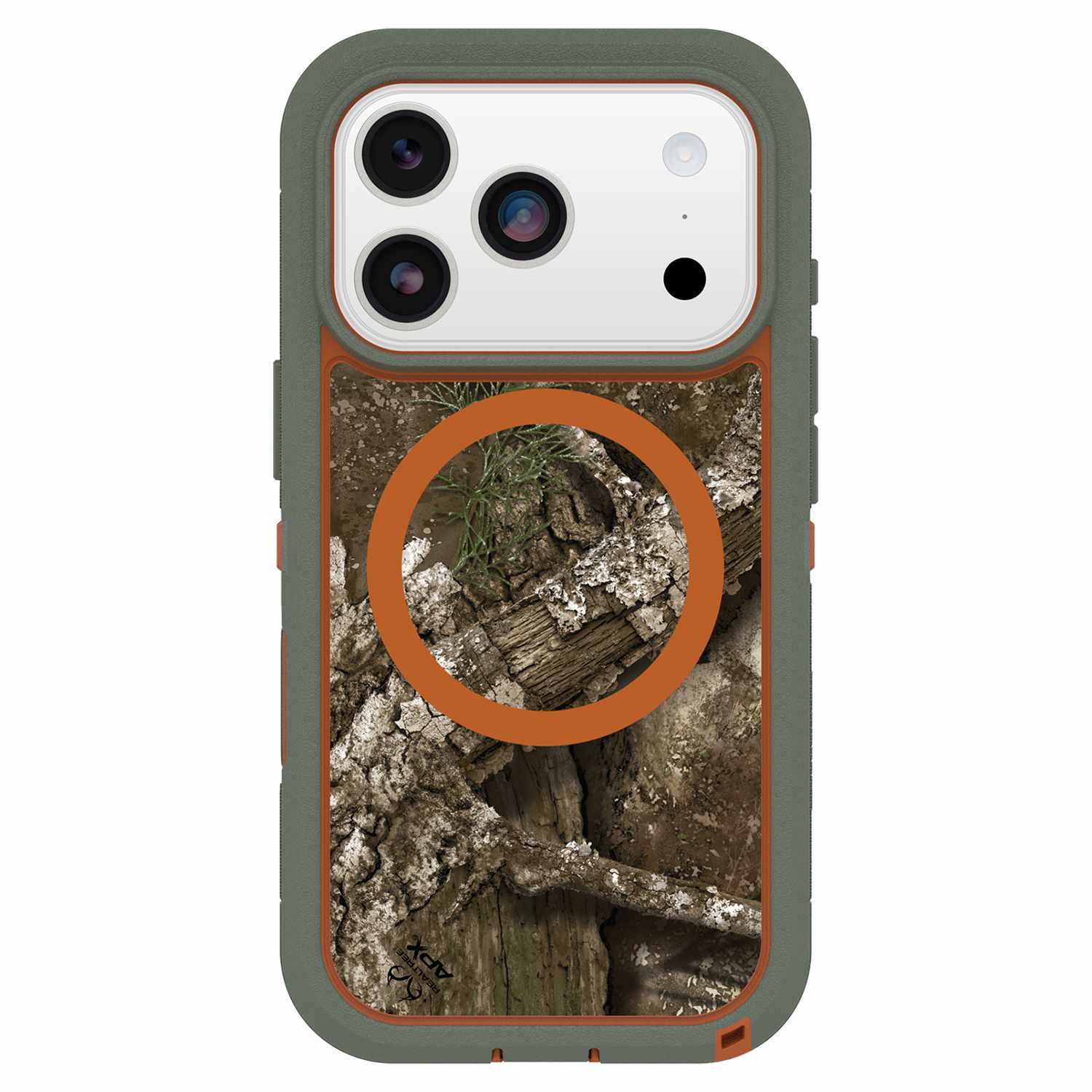 Étui Defender Pro XT transparent MagSafe d'OtterBox avec contrôle caméra iPhone 17 Pro Realtree APX