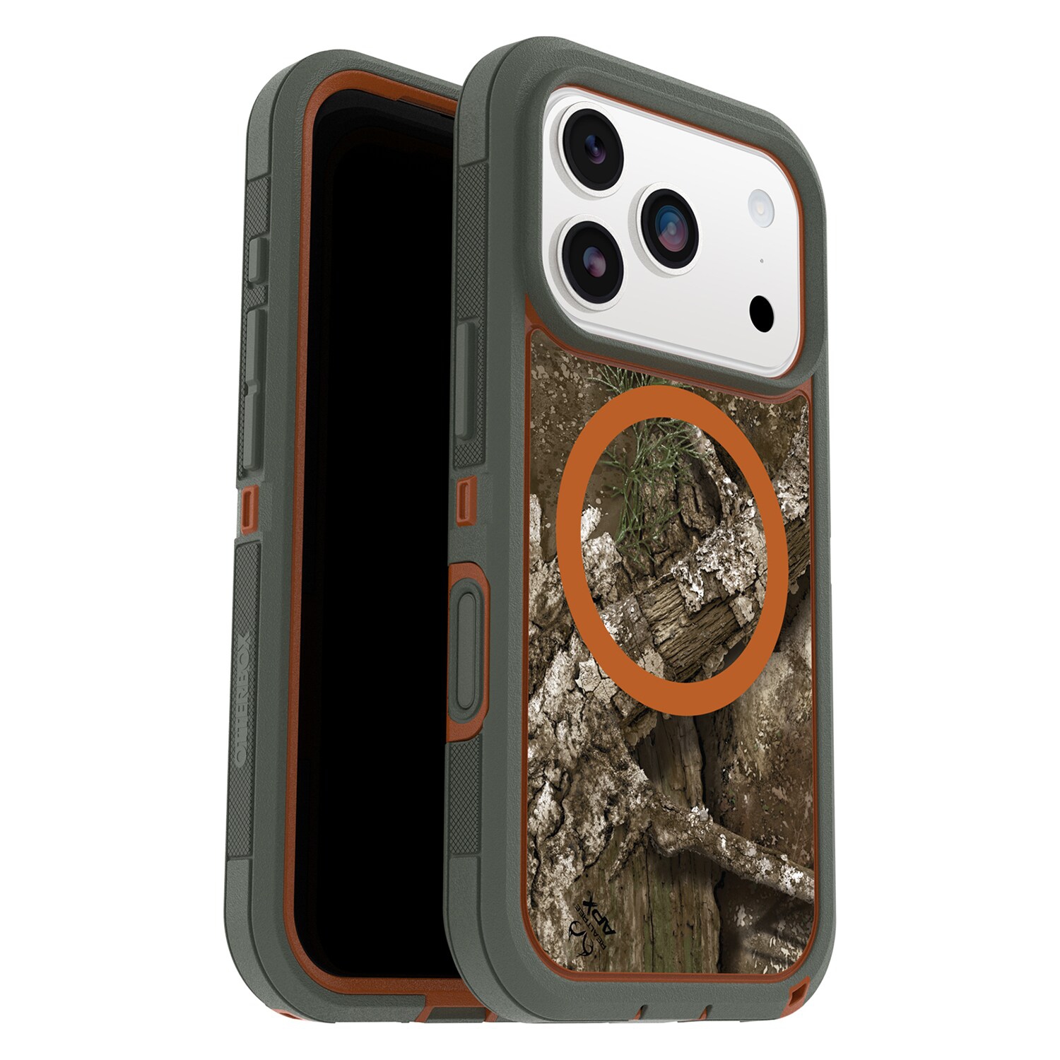 Étui Defender Pro XT transparent MagSafe d'OtterBox avec contrôle caméra iPhone 17 Pro Realtree APX