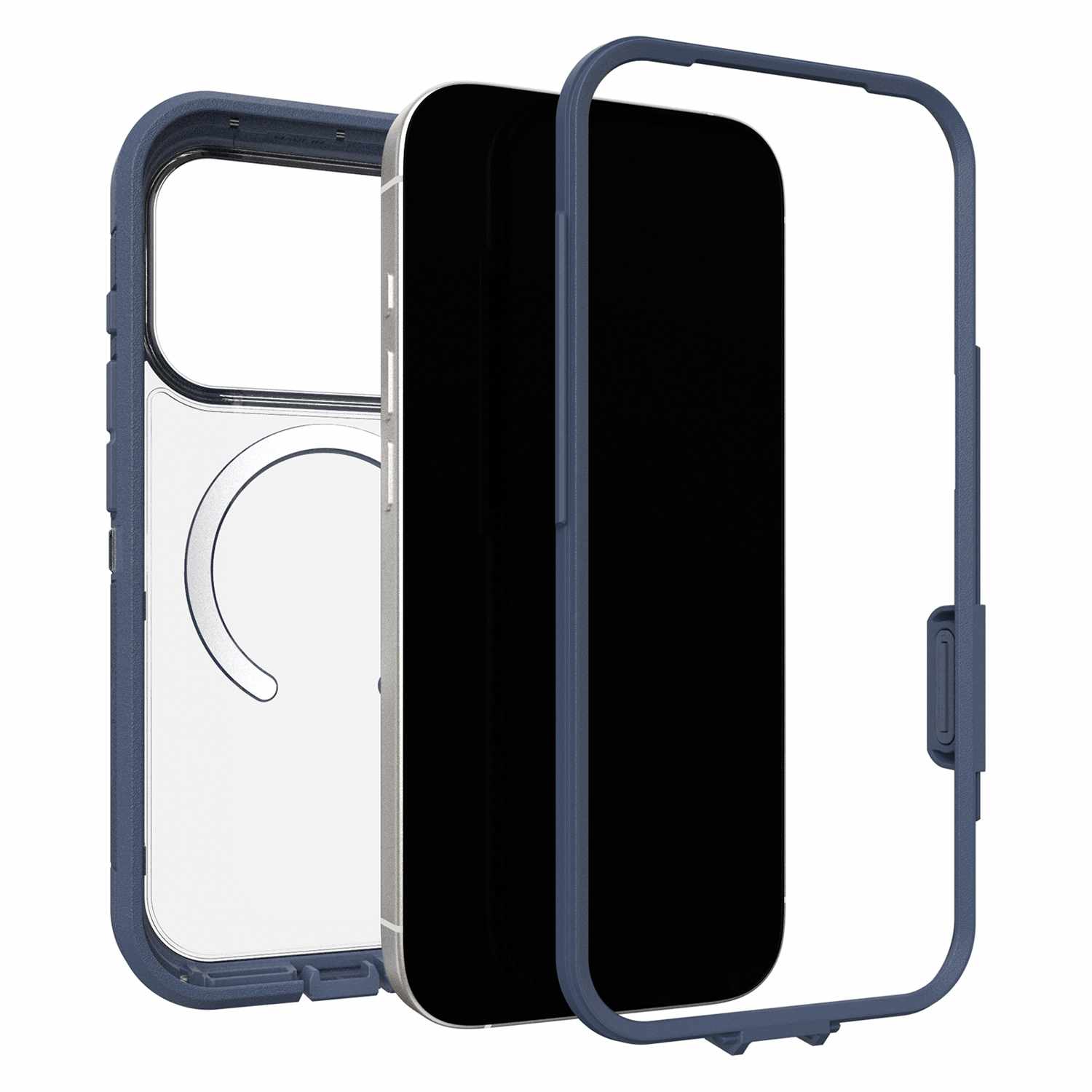 Étui Defender Pro XT transparent MagSafe d'OtterBox avec contrôle caméra iPhone 17 Pro semi-évasé