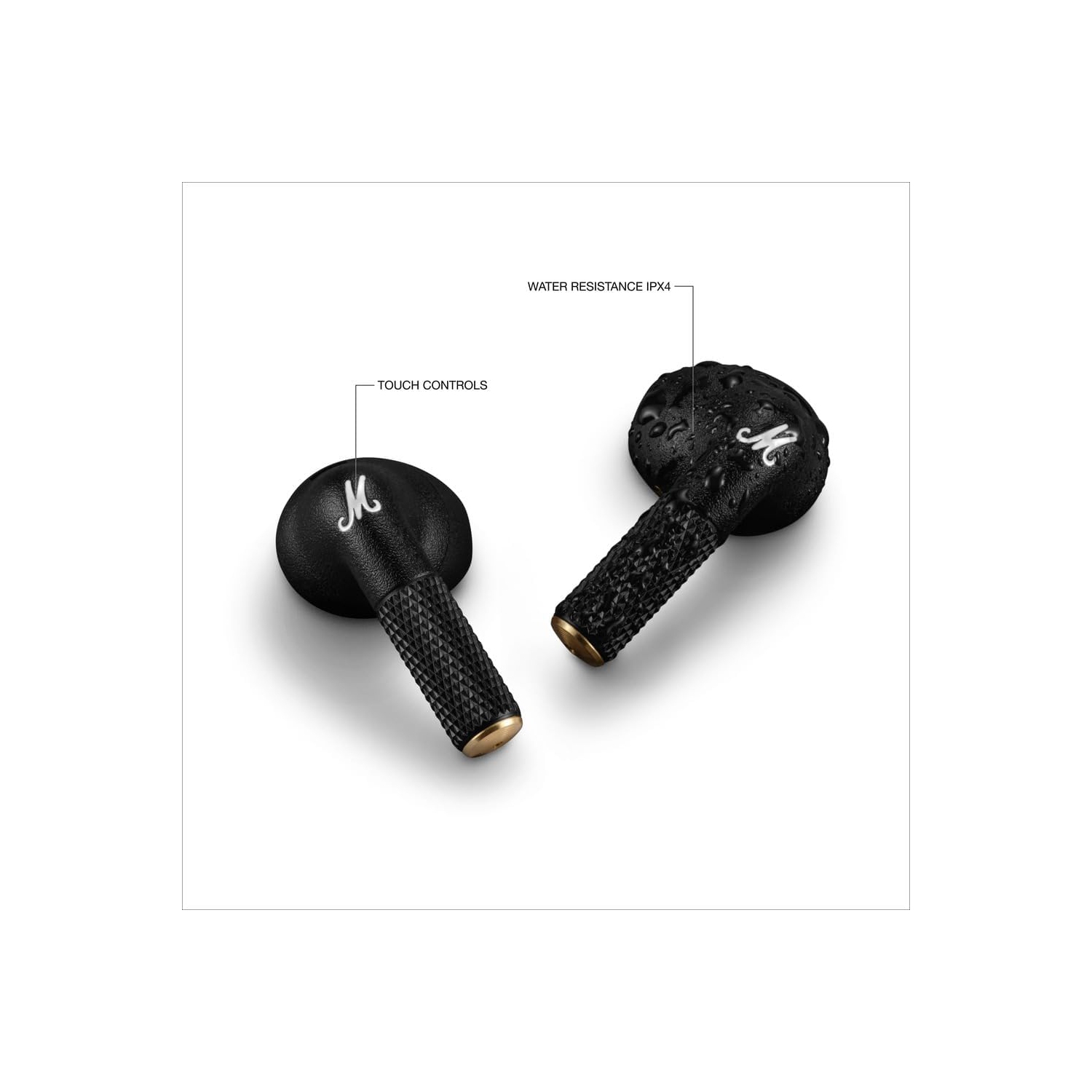 Boîte ouverte - Écouteurs 100 % sans fil Minor IV de Marshall, noir