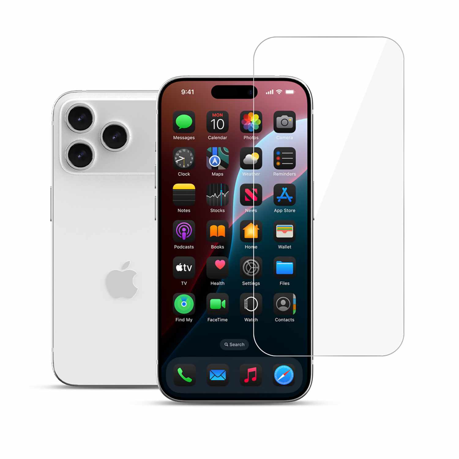 22 Cases – Protecteur d'écran en verre trempé 22TEIP17PRO pour iPhone 17 Pro Max