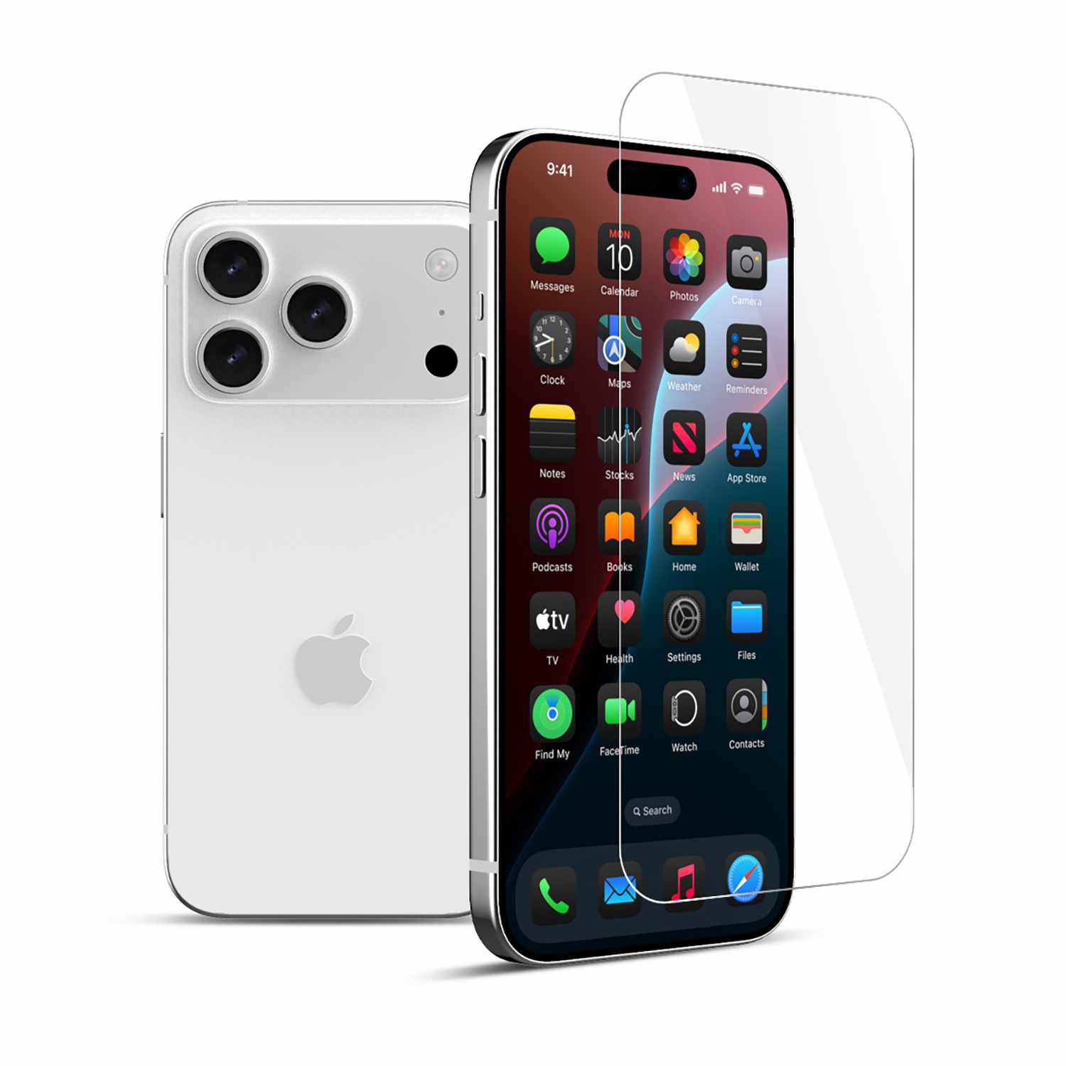 22 Cases 22TEIIP17PR Tempered Glass Screen Protector iPhone 17 Pro