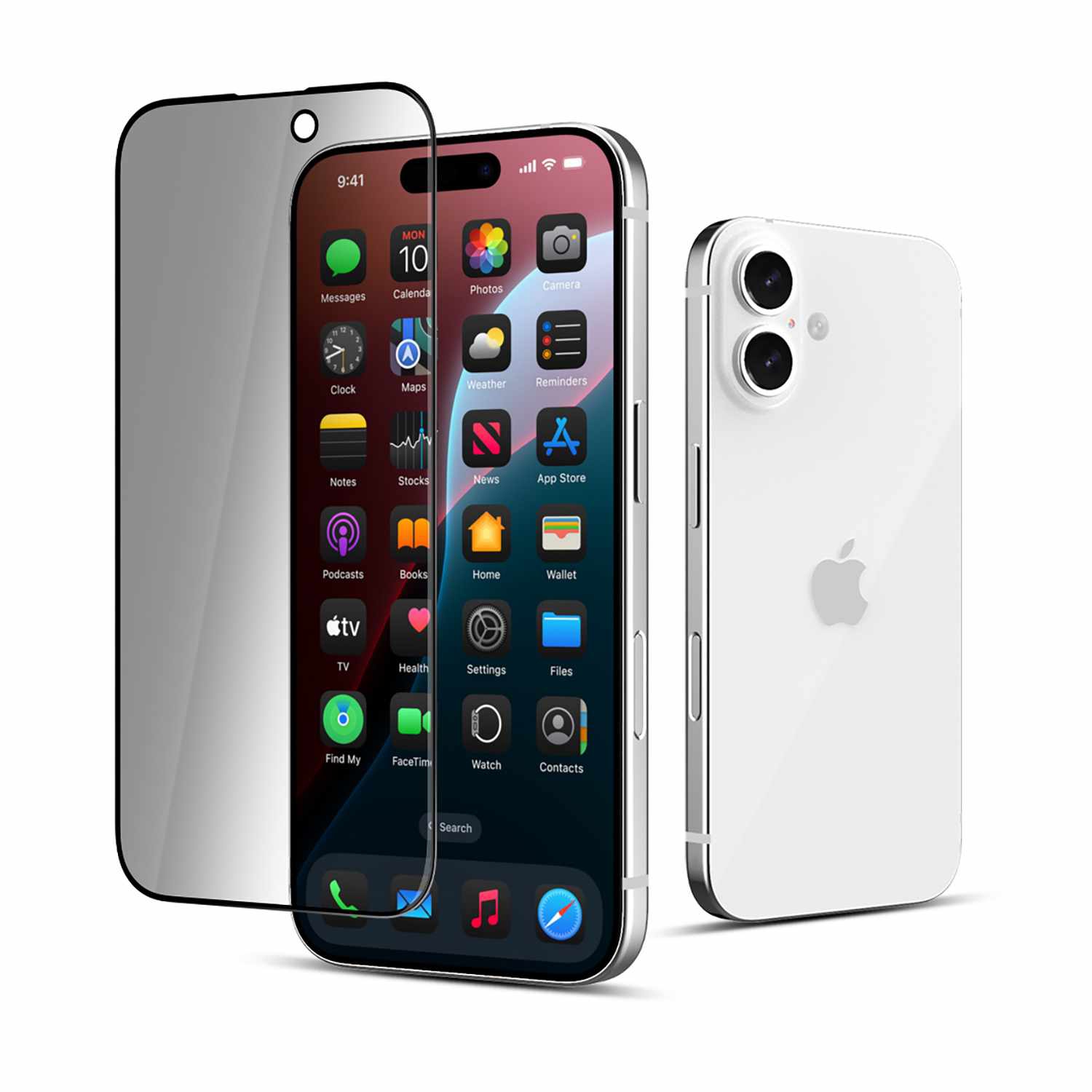 22 Cases 22PRIIIPP17 Privacy Tempered Glass Screen Protector iPhone 17