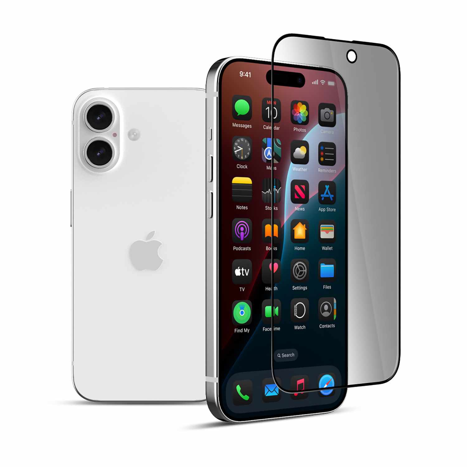 22 Cases 22PRIIIPP17 Privacy Tempered Glass Screen Protector iPhone 17