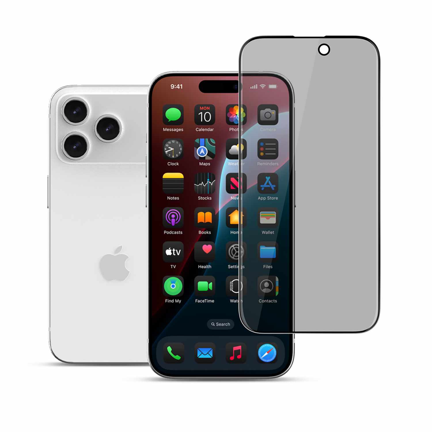 22 Cases – Protecteur d'écran en verre trempé 22PRIIP17PR Privacy pour iPhone 17 Pro