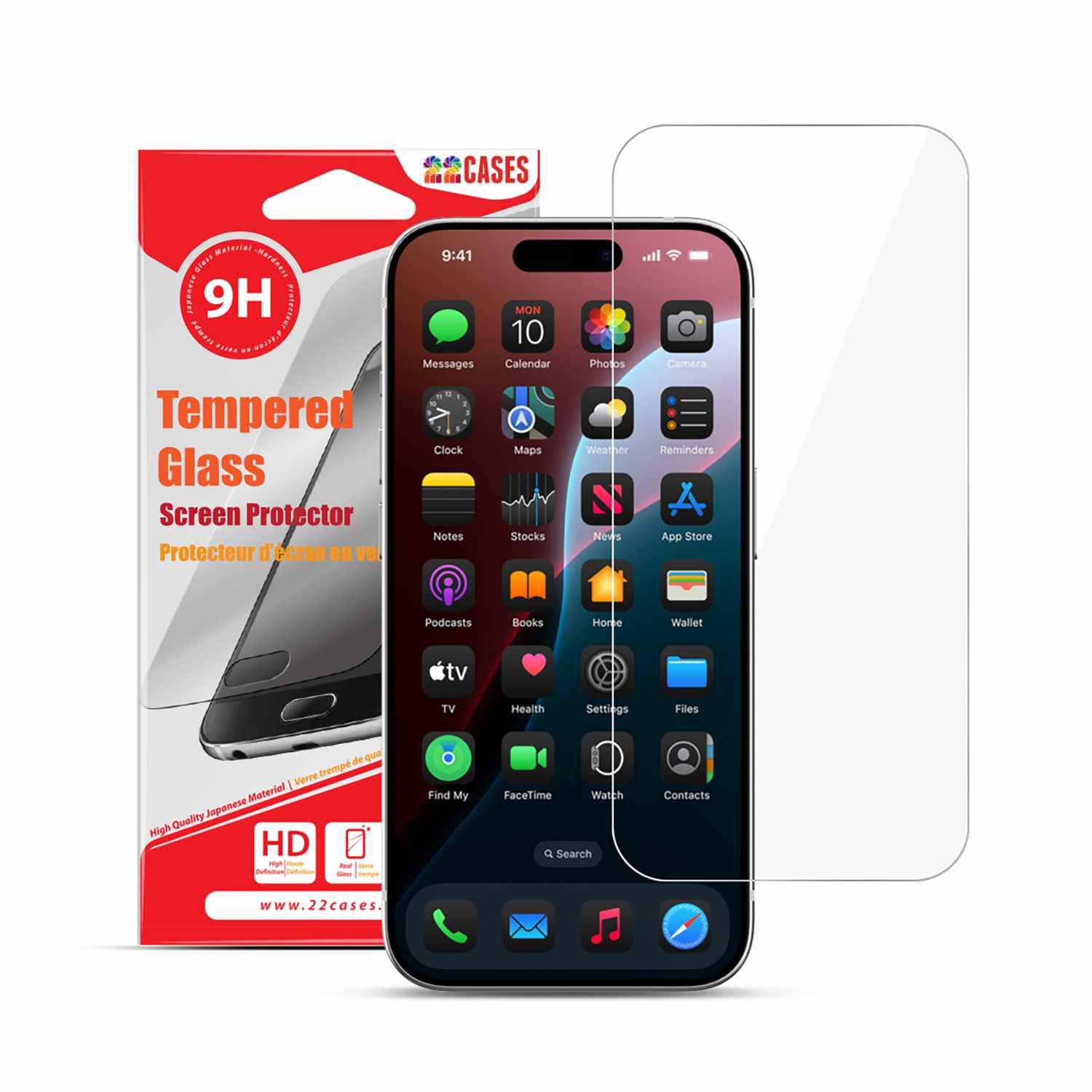 22 Cases High Quality Screen Protector - Japanese Tempered Glass - For iPhone 17