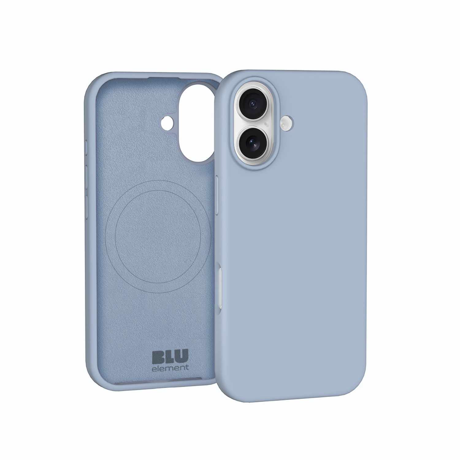 Étui en silicone MagSafe de Blu Element pour iPhone 17 - Bleu pastel