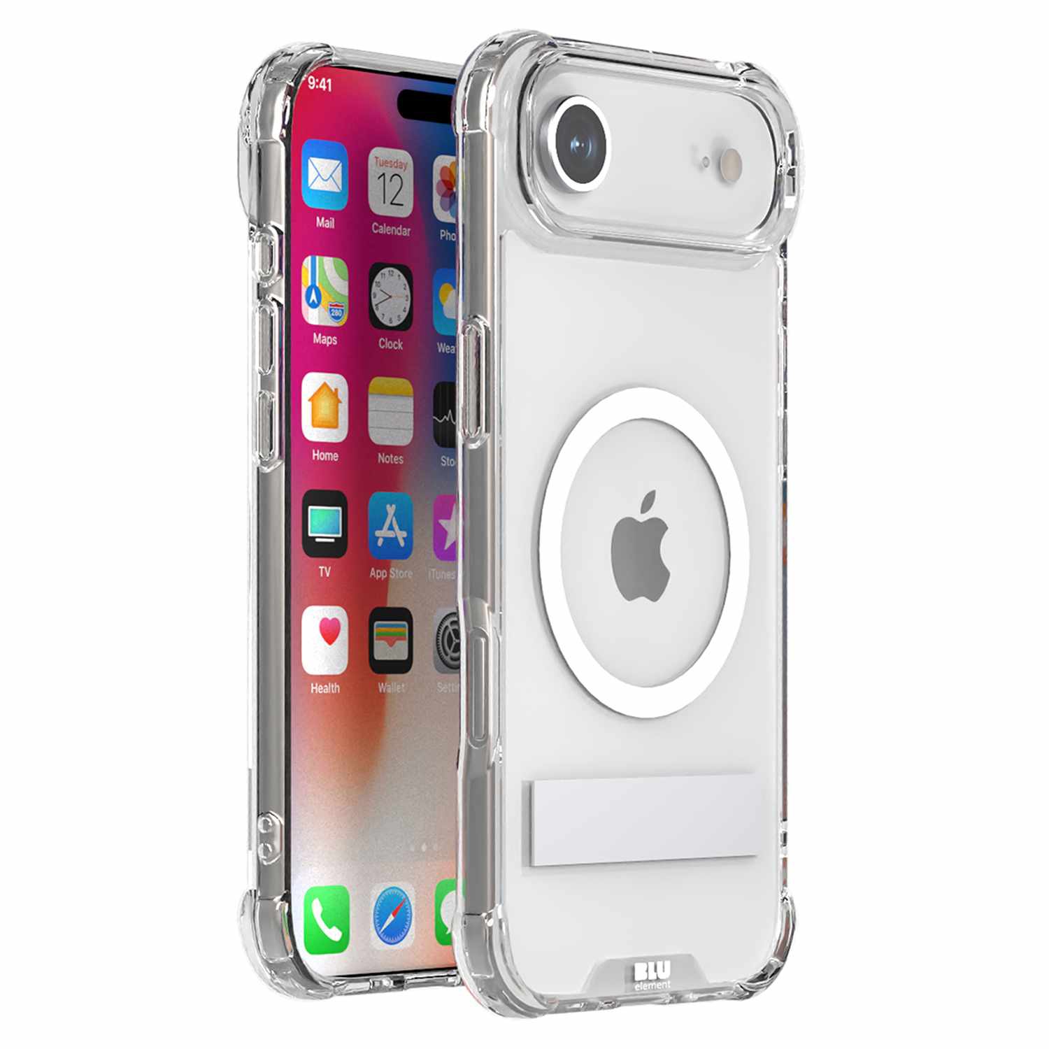 Blu Element DropZone Rugged MagSafe Case w/Kickstand iPhone Air Clear