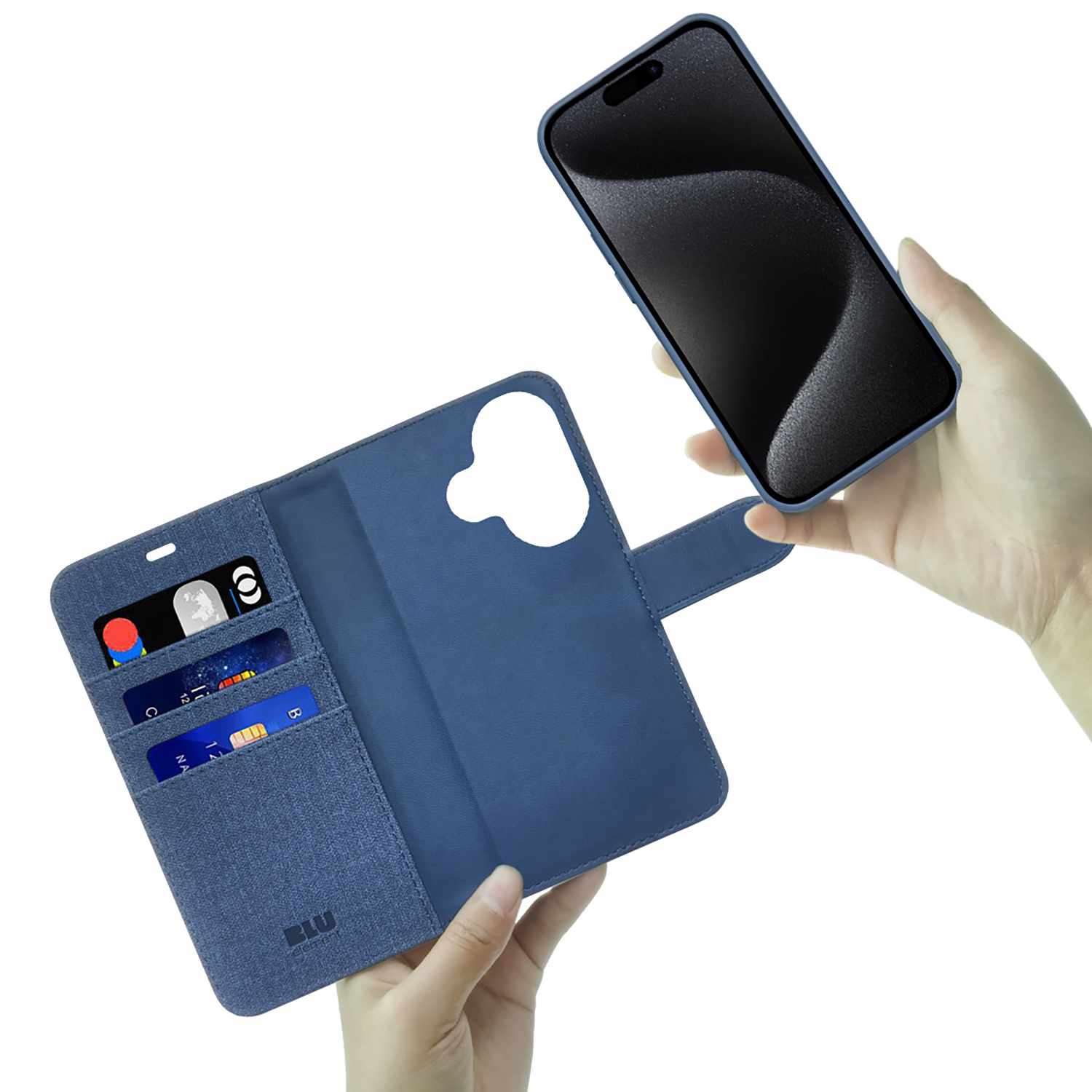 Blu Element Folio 2-in-1 Case iPhone 17 Lazuli Blue