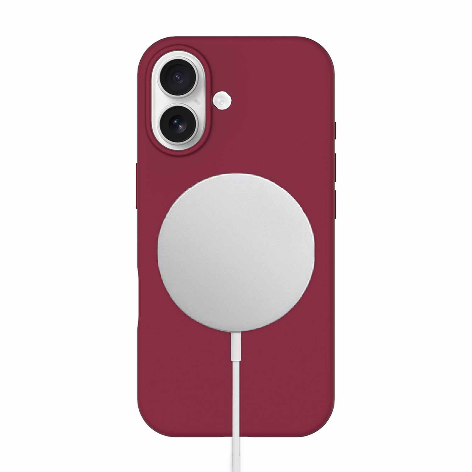 Blu Element Silicone MagSafe Case iPhone 17 Cranberry