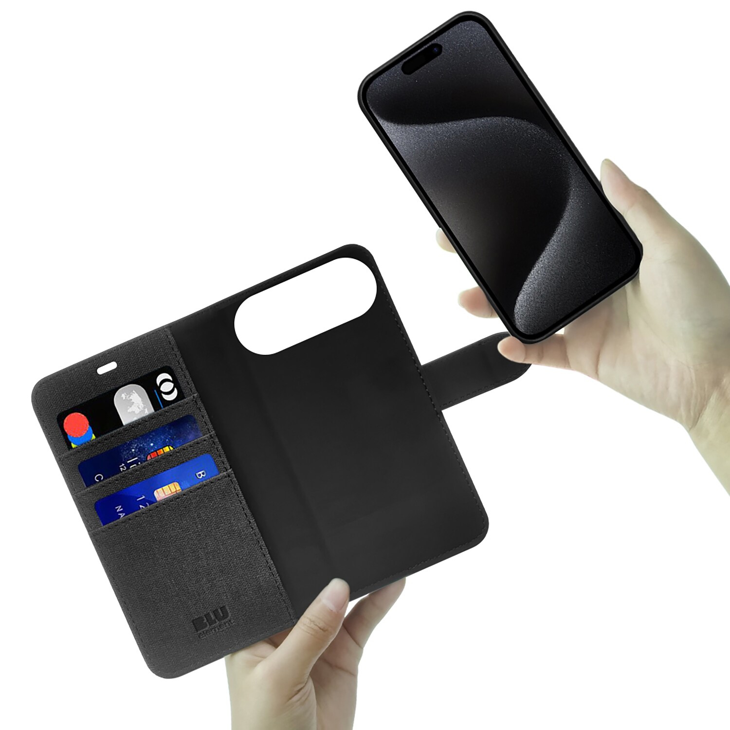 Blu Element Folio 2-in-1 Case iPhone Air Black