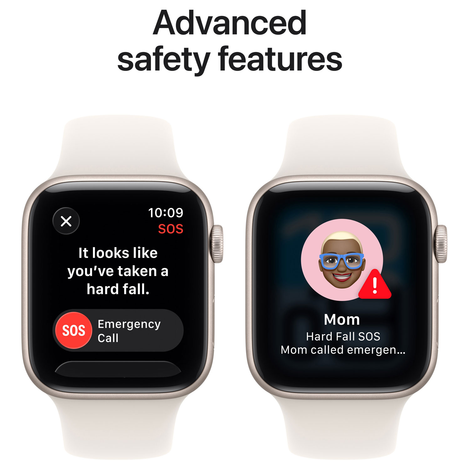 Apple Watch SE 3 avec boîtier de 40 mm en aluminium comète et bracelet sport comète - Petit/Moyen