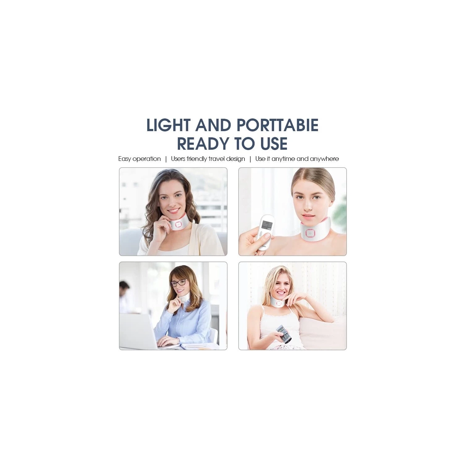 Soins du cou et élimination des plis Instrument Anti Aging Neck Lift Appareil de soin de la peau électrique pour le cou