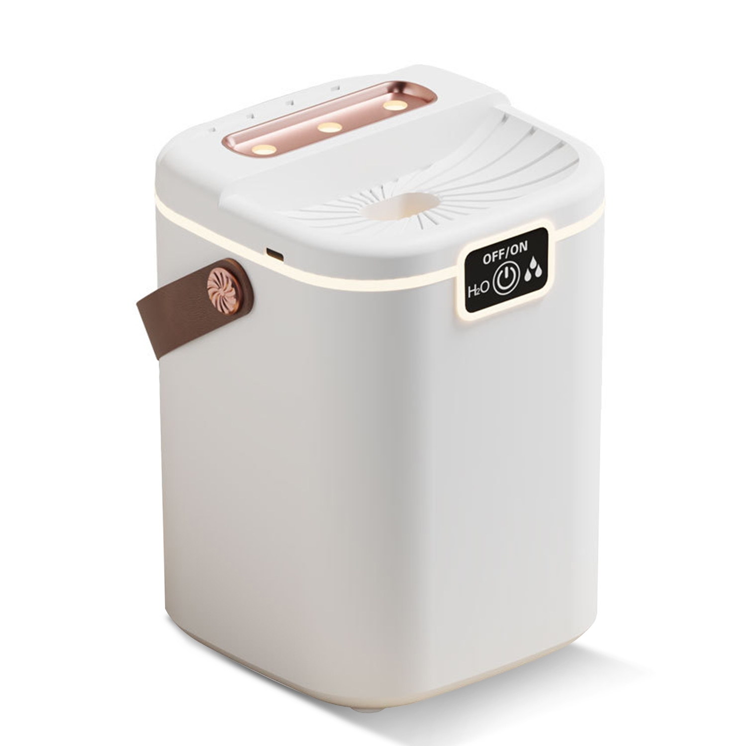 Air Humidifier 3 Nozzles USB Cool Mist Diffuser 2000ml Large Capacity for Home Bedroom Office Desk Top Fill Quiet Aromatherapy