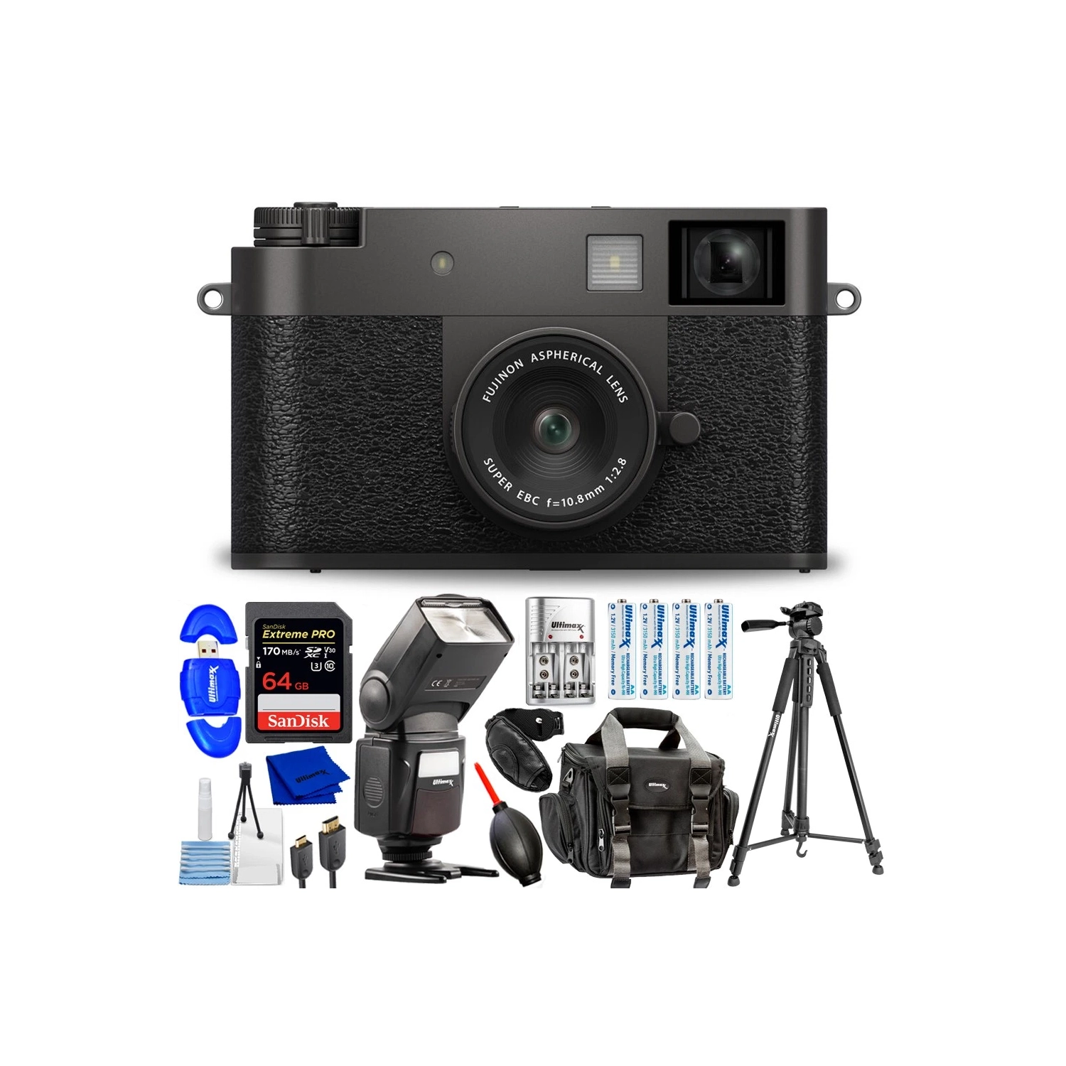 Appareil photo numérique X Half de FUJIFILM 16954112 - 12 accessoires