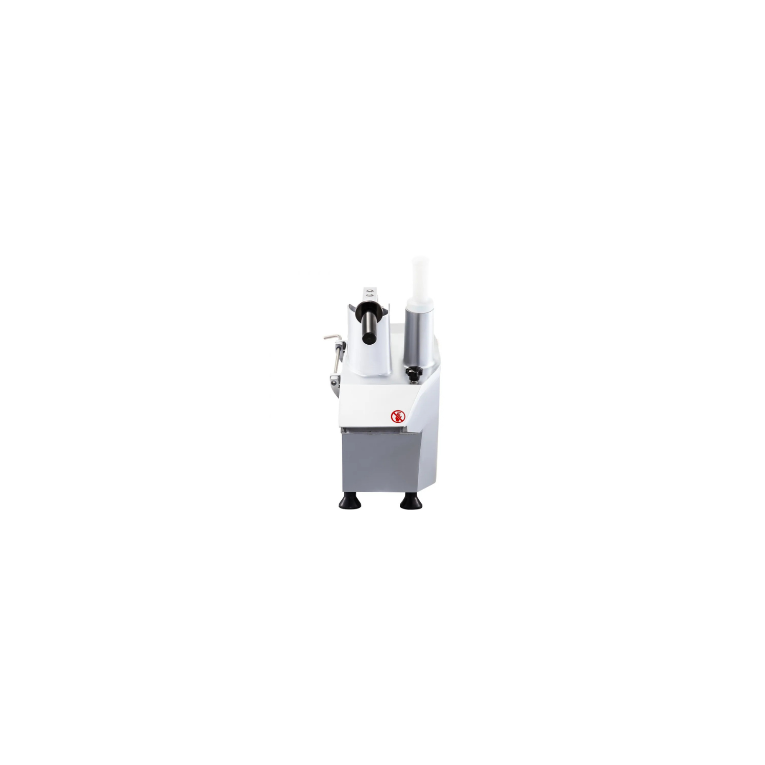 VEVOR JKC-300 Commercial Fruit & Vegetable Cutter Slicer Machine, 550W, 110V, Multi-Functional Food Processor with 6 Detachable Blades for Slicing,
