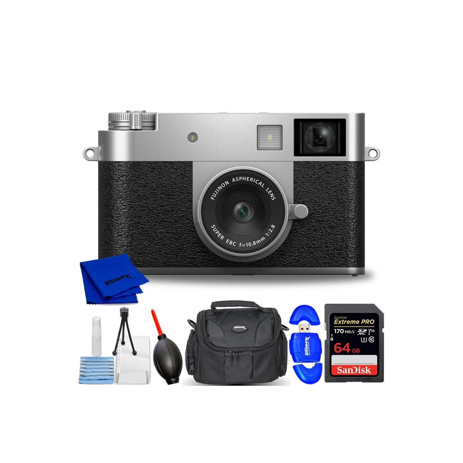 Appareil photo numérique X Half de FUJIFILM 16954095 - Ensemble d'accessoires de 7 pièces