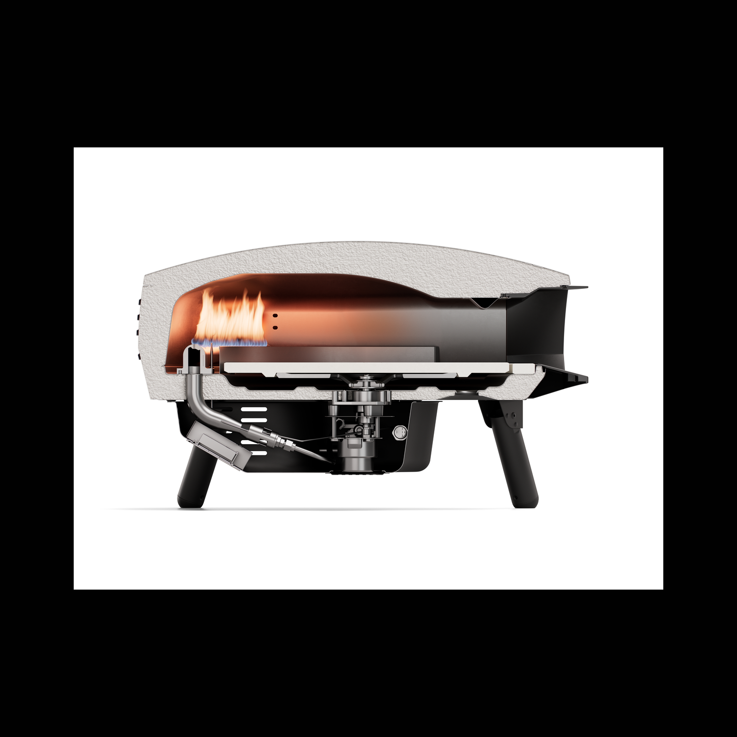 Witt Piccolo Rotante 16" Pizza Oven - Matte Green