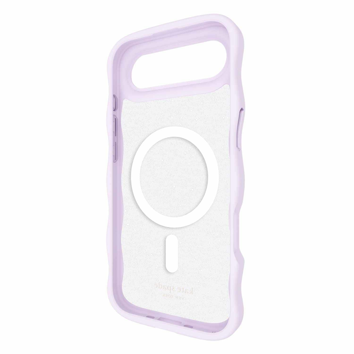 Étui ondulé MagSafe KS057494 de Kate Spade pour iPhone Air – Opale scintillante