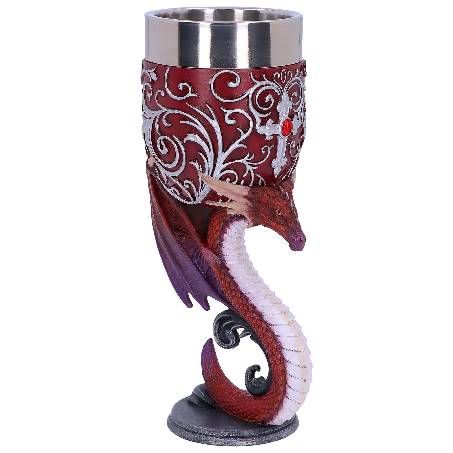 Verres à pied de dragons de Nemesis Now - Ensemble de 2