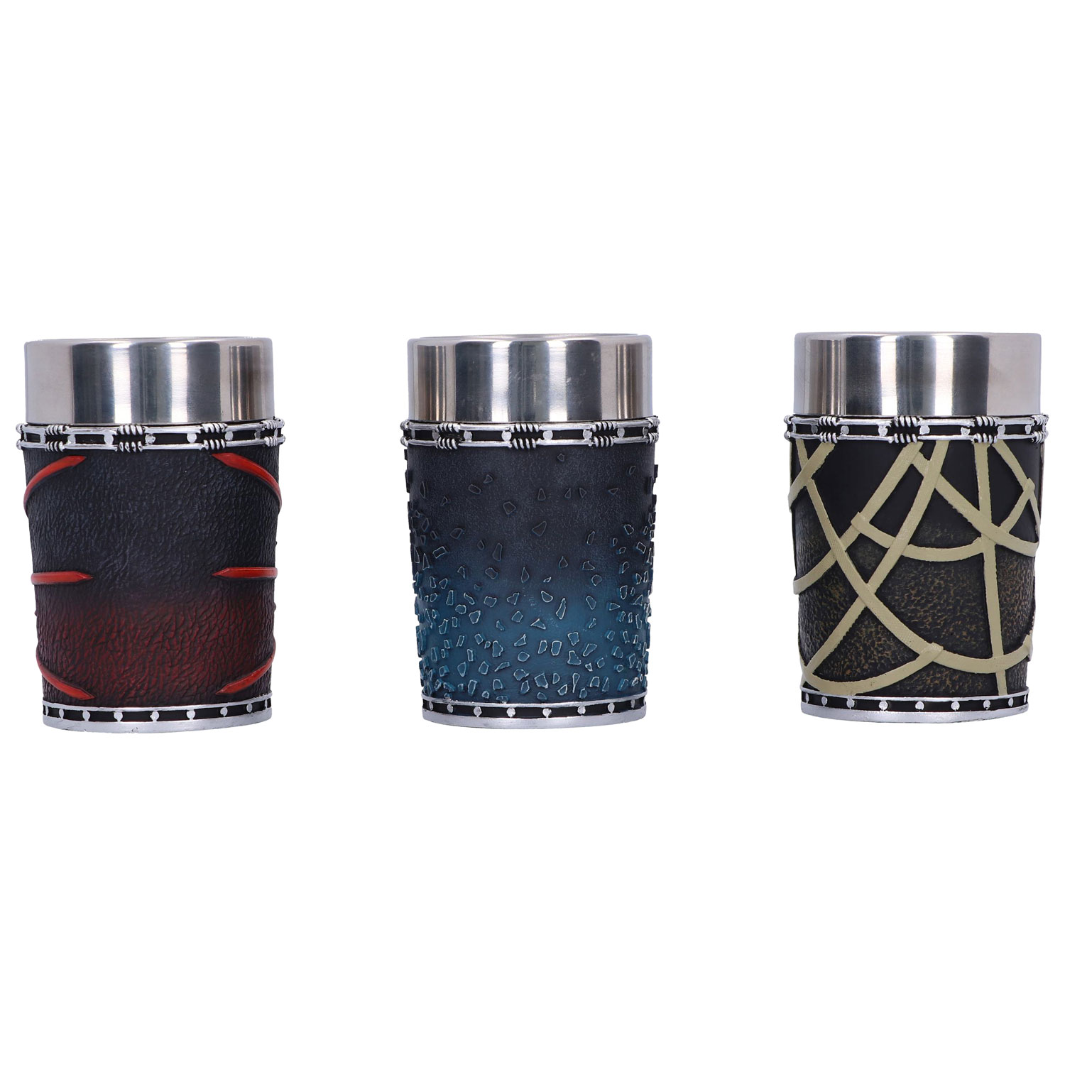 Verre à liqueur Metallica de Nemesis Now - Ensemble de 3