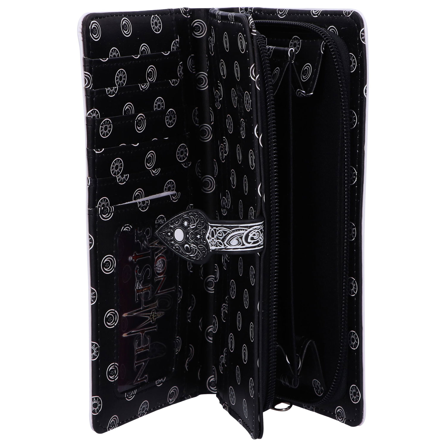 Porte-monnaie à relief avec planche à esprit de Nemesis Now - Blanc