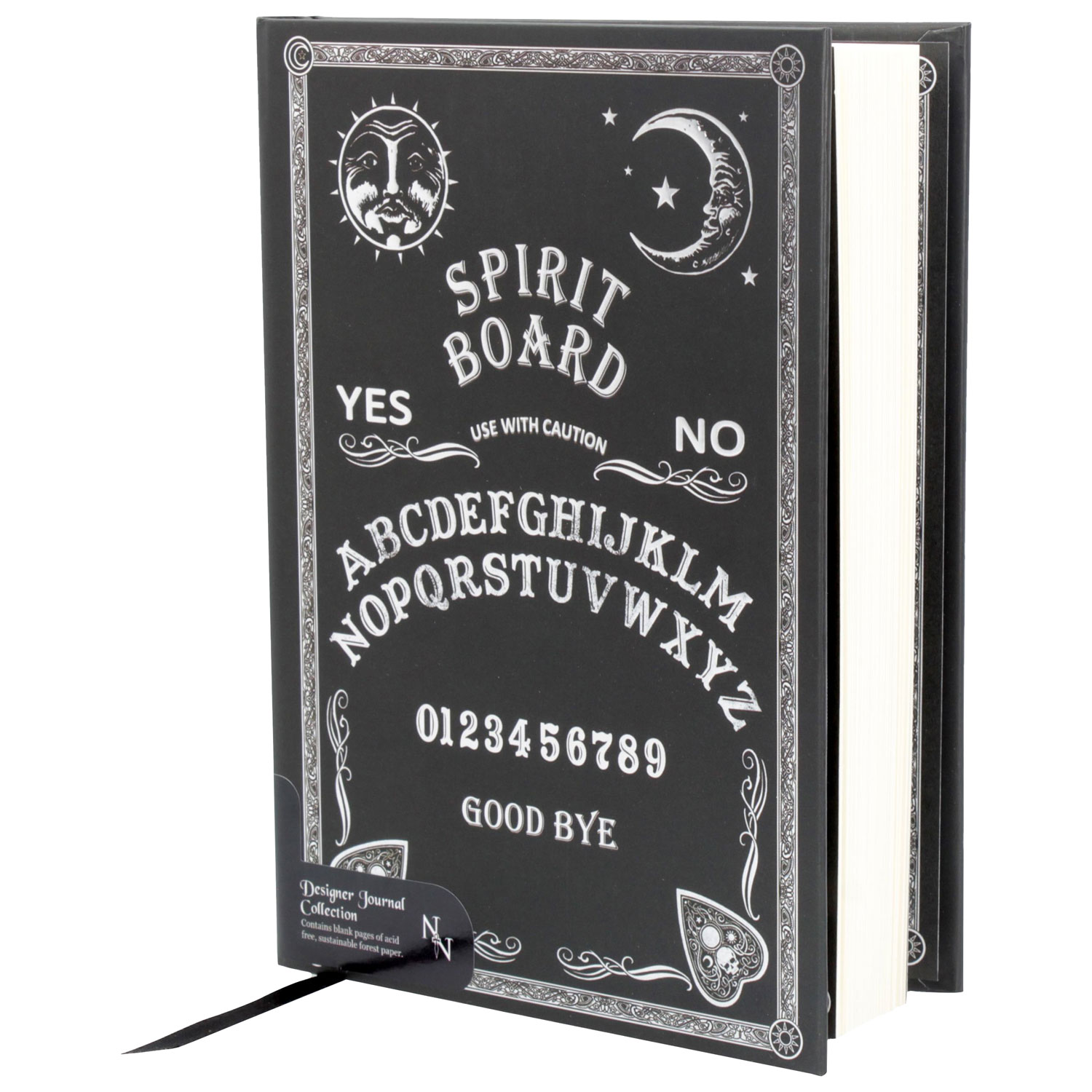 Nemesis Now White Spirit Board Embossed<strong> </strong>Journal