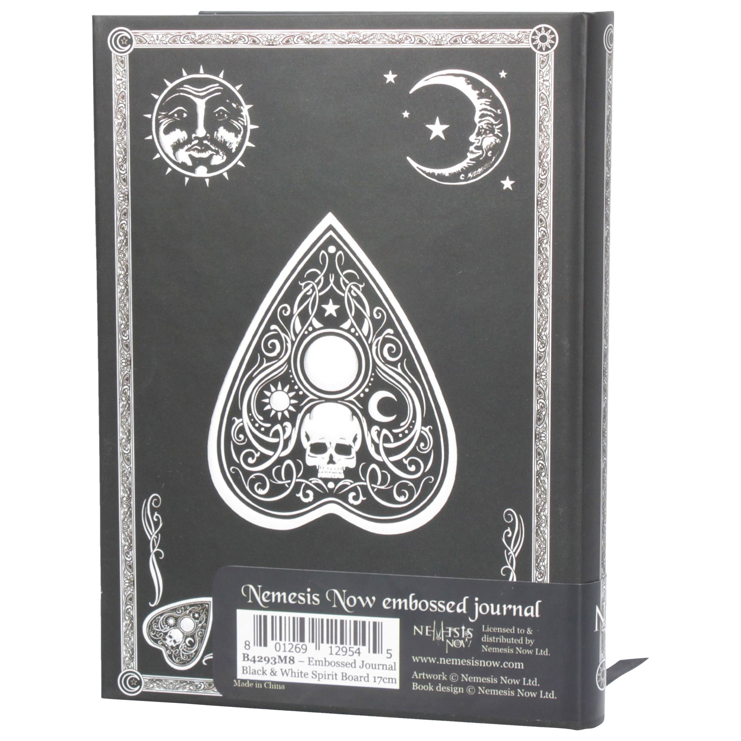 Nemesis Now White Spirit Board Embossed<strong> </strong>Journal