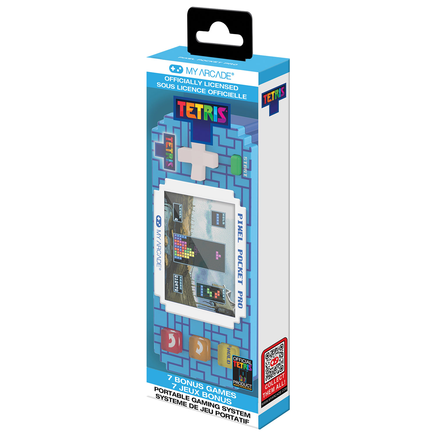 Dream Gear Uni Pixel Pocket Pro Tetris Portable Gaming System