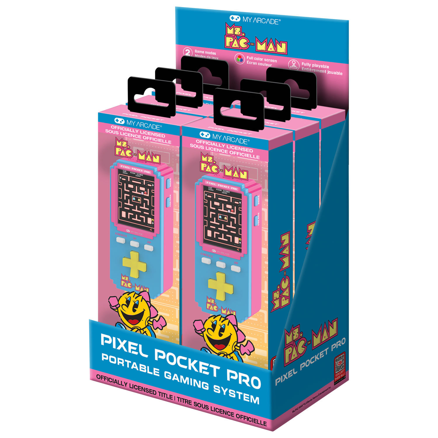 Console de jeu portative Uni Pixel Pocket Pro Ms. Pac-Man de Dream Gear
