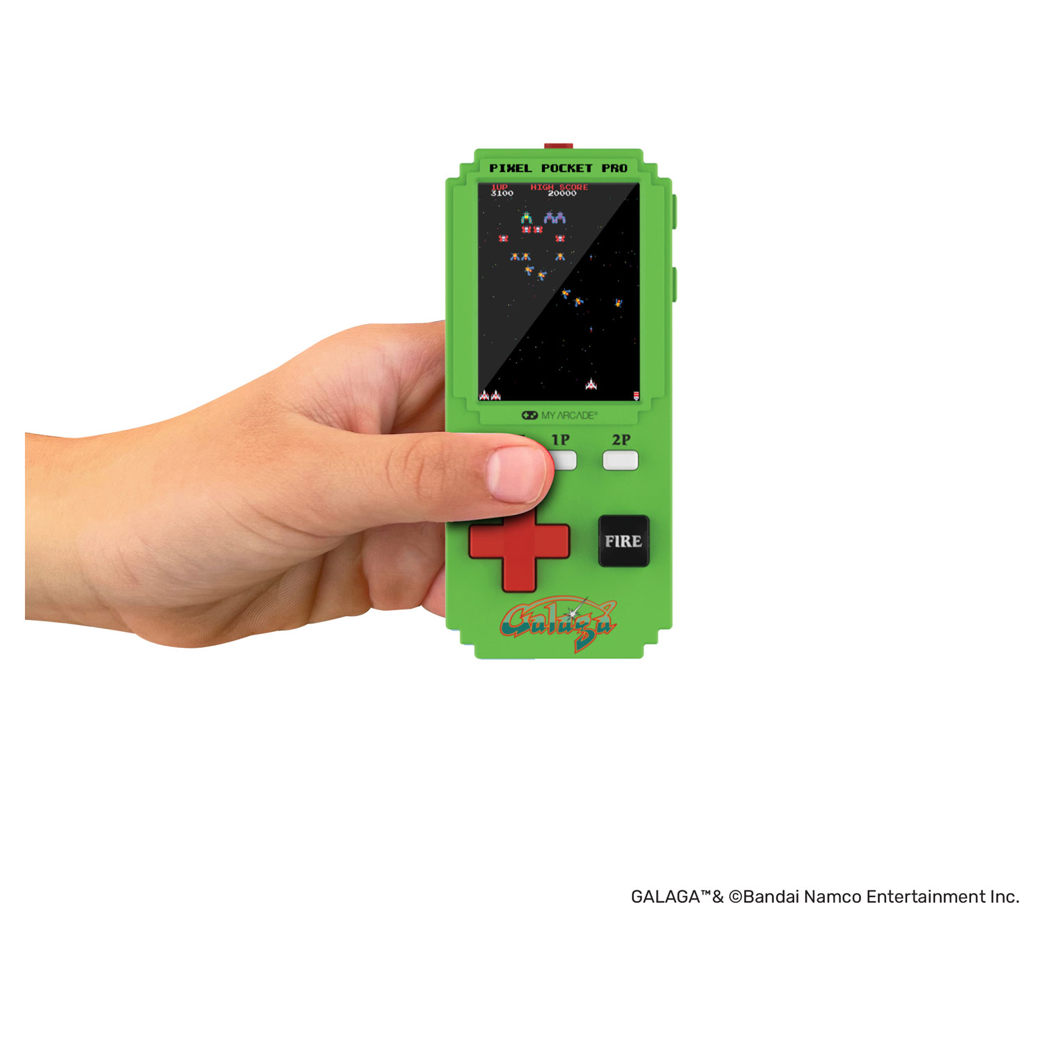 Console de jeu portative Uni Pixel Pocket Pro Galaga de Dream Gear