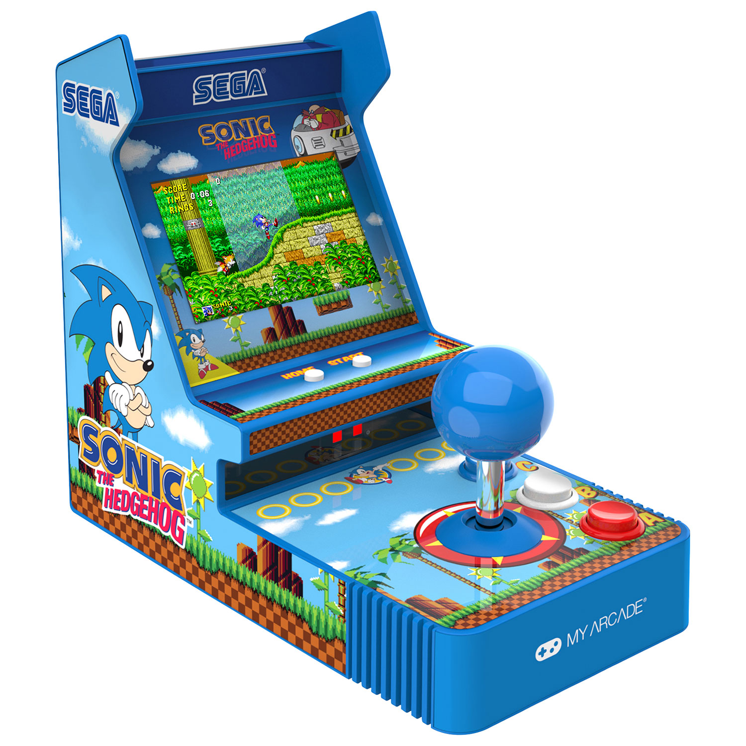 Dream Gear Uni Joystick Player Sonic The Hedgehog Portable Retro Arcade