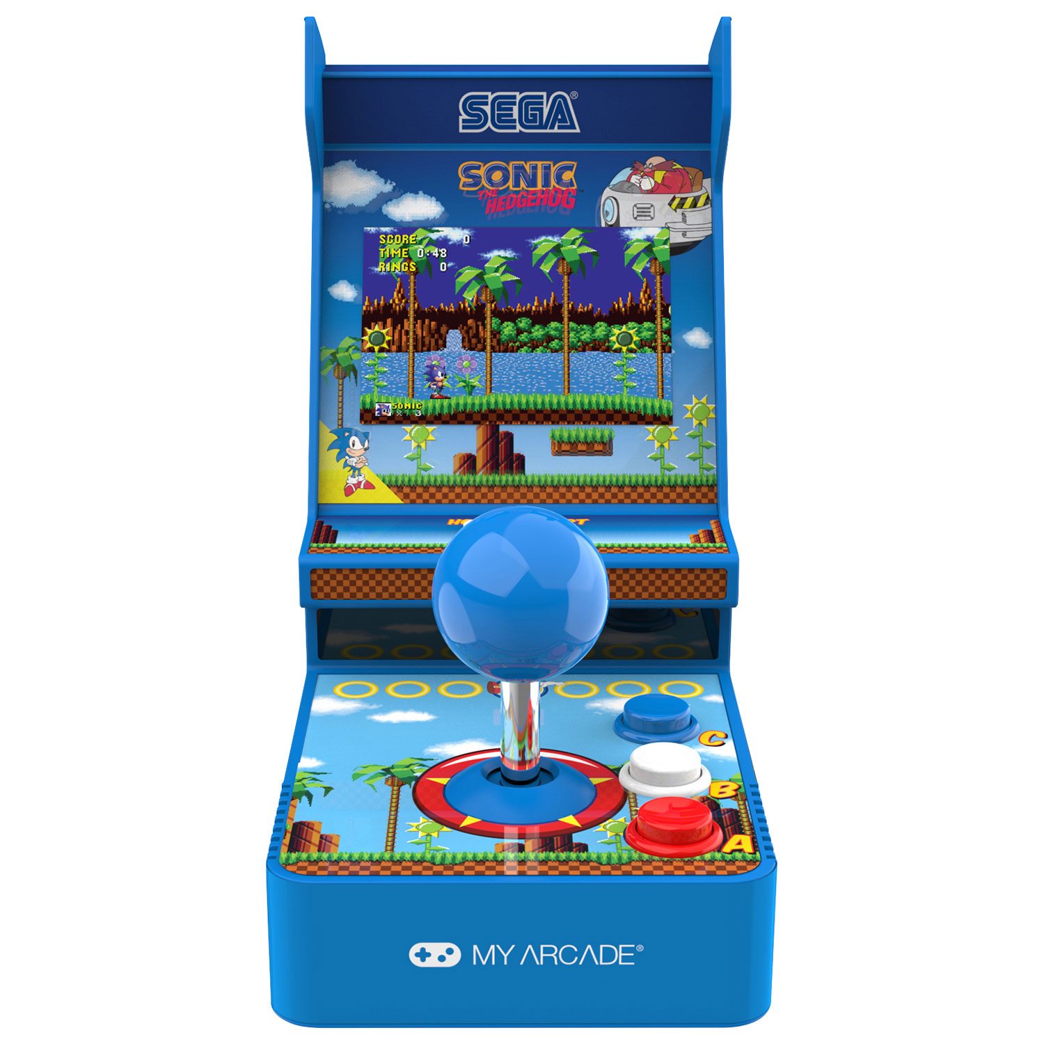 Dream Gear Uni Joystick Player Sonic The Hedgehog Portable Retro Arcade