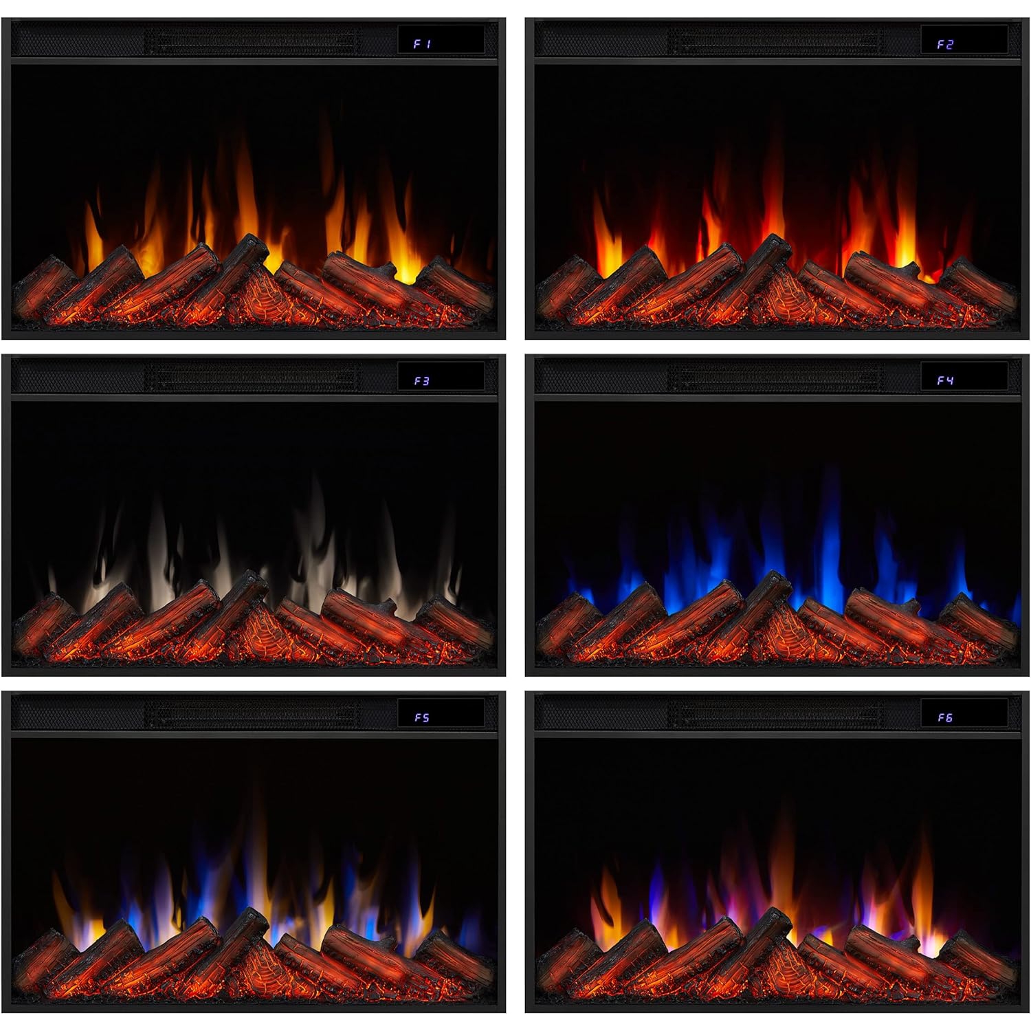 Meuble pour téléviseur de 58&nbsp;po avec foyer électrique Penrose de Real Flame - Bois flotté