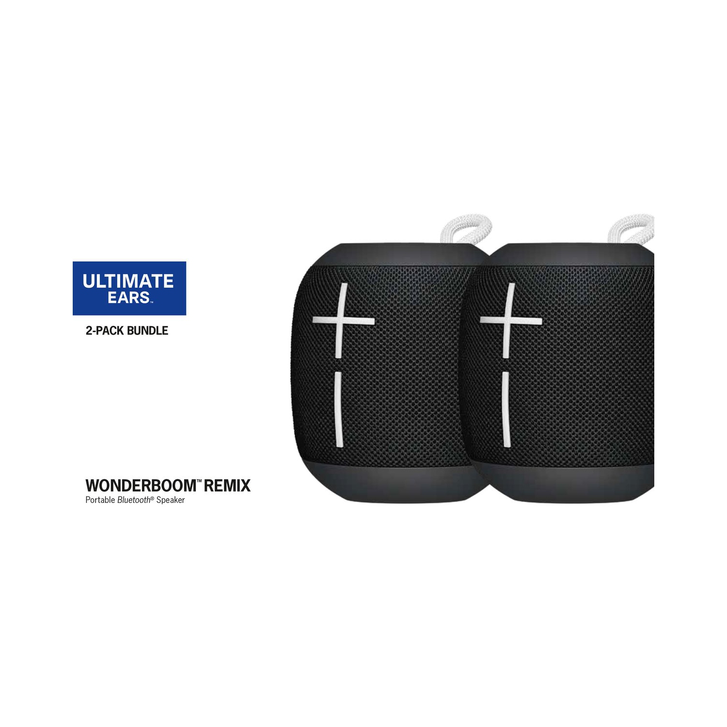 Haut-parleur Bluetooth portatif étanche WONDERBOOM d'Ultimate Ears - Noir (984-001799)