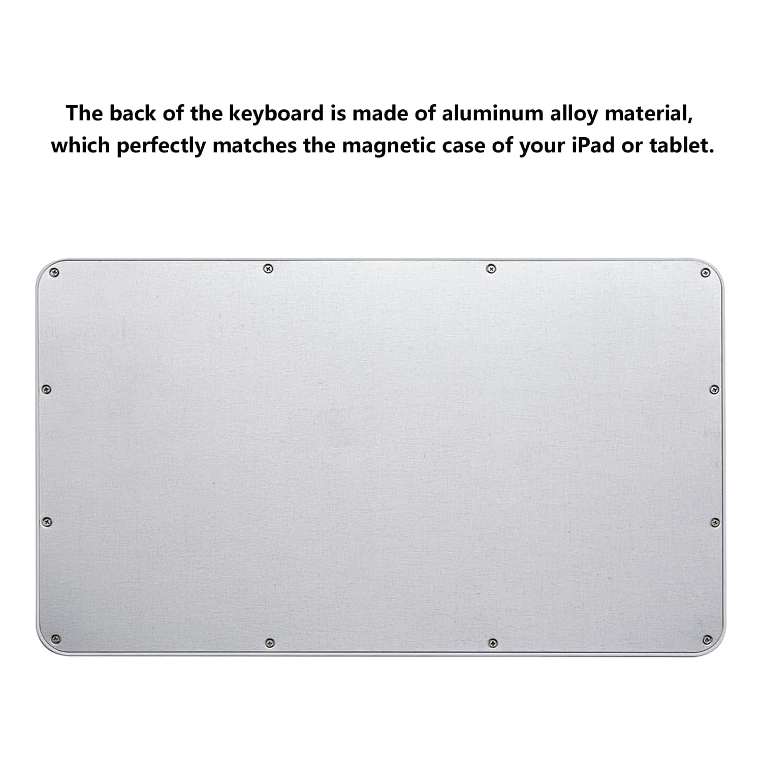 Ultra-Slim Rechargeable Bluetooth Keyboard Portable Wireless Keyboard for iPad A16 11th 10th Generation, iPad Pro iPad Air iPad mini iPhone, Android