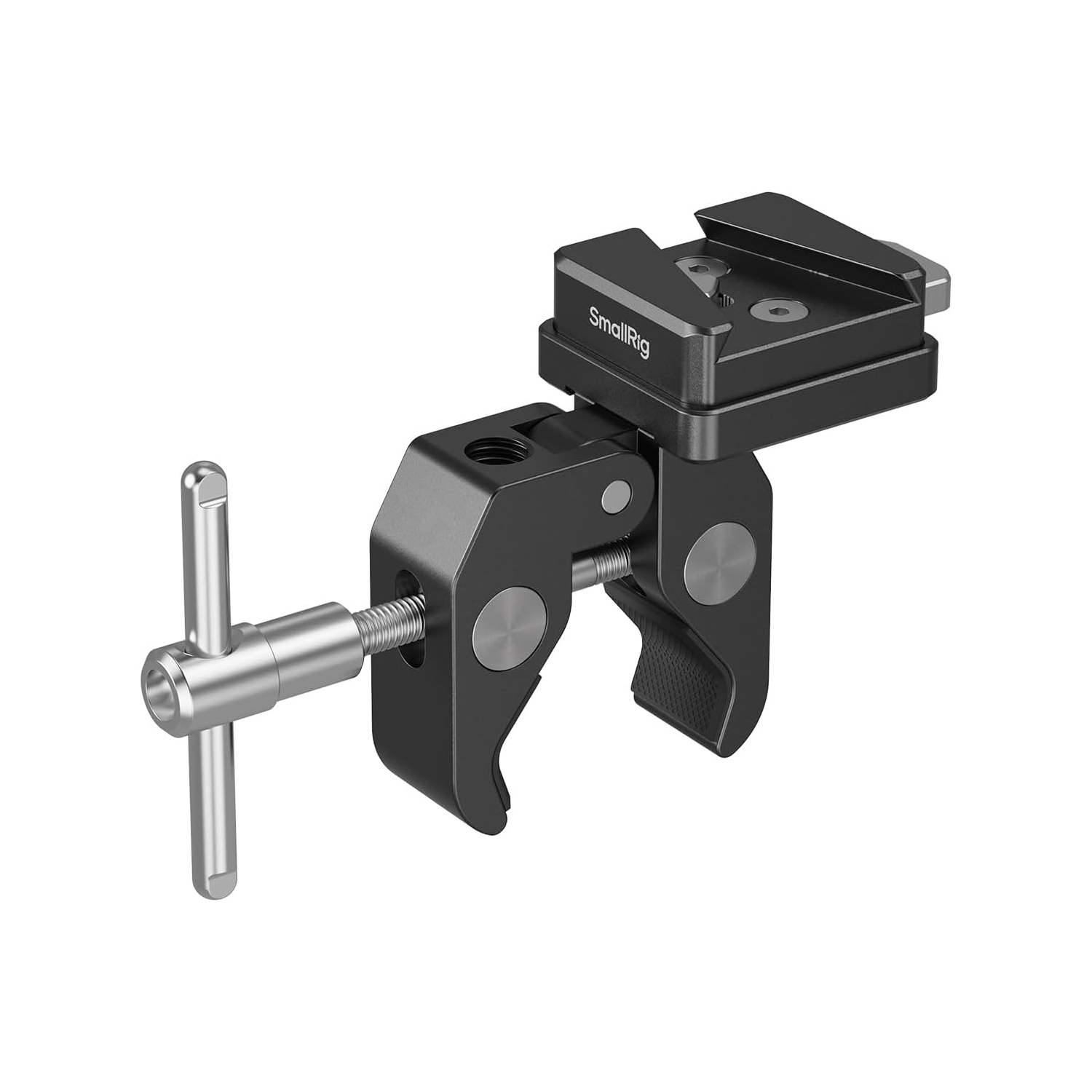 Serre-joint en V SMALLRIG, pince antidérapante 15-40&nbsp;mm, roulement de charge 1,5&nbsp;kg compatible avec plusieurs marques de batteries à