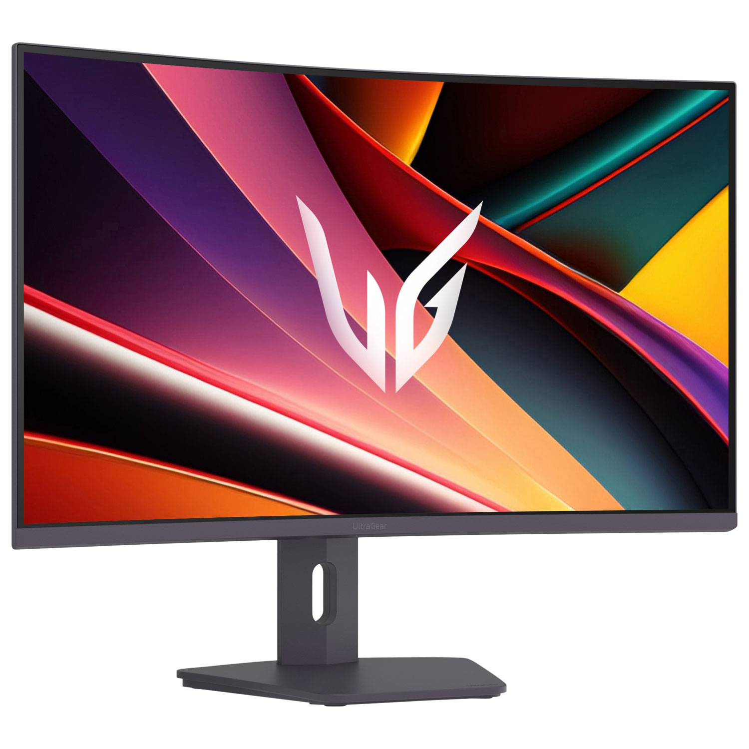 Moniteur de jeu incurvé DEL AV WQHD gris à gris 1ms 180Hz 32 po FreeSync de LG - Noir