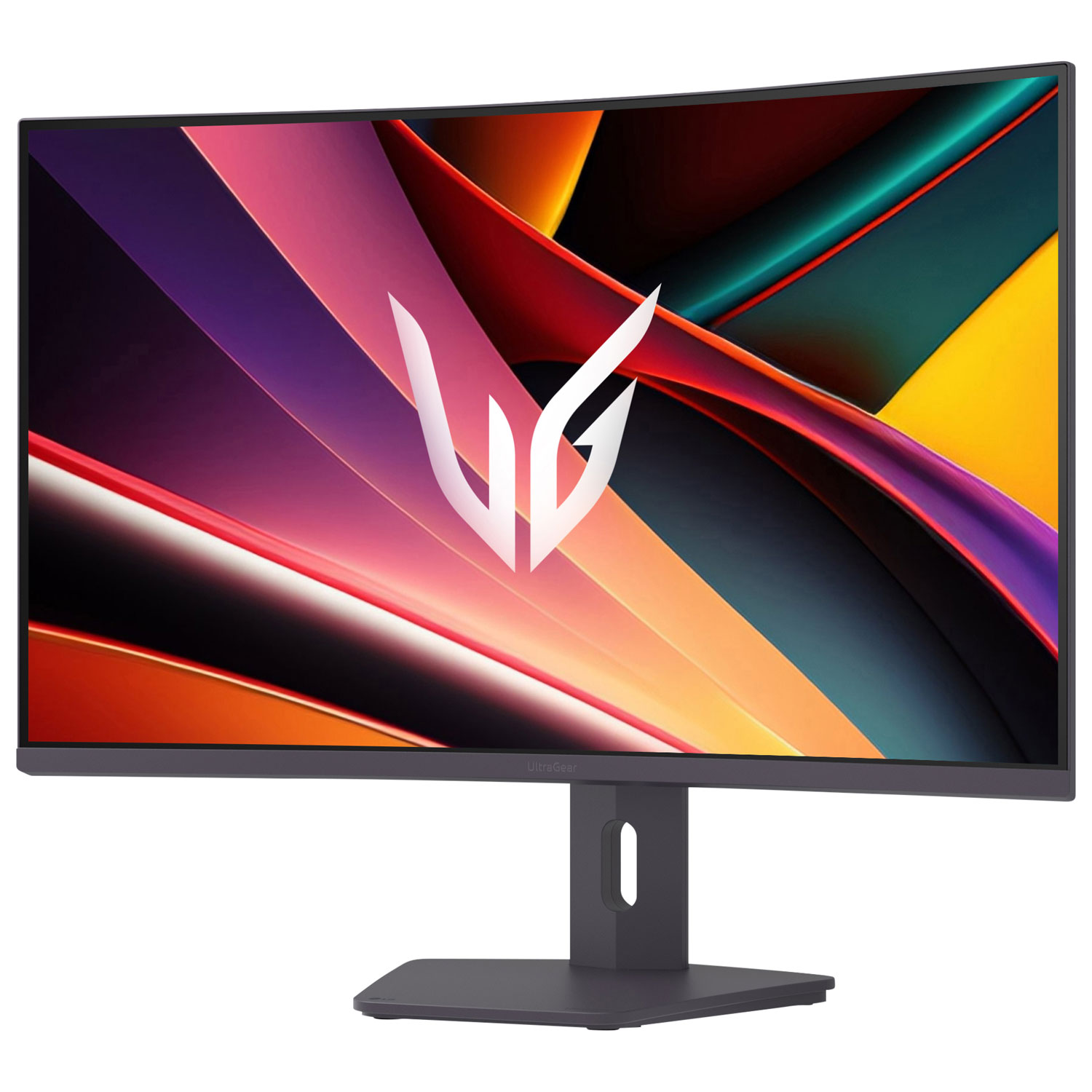 Moniteur de jeu incurvé DEL AV WQHD gris à gris 1ms 180Hz 32 po FreeSync de LG - Noir
