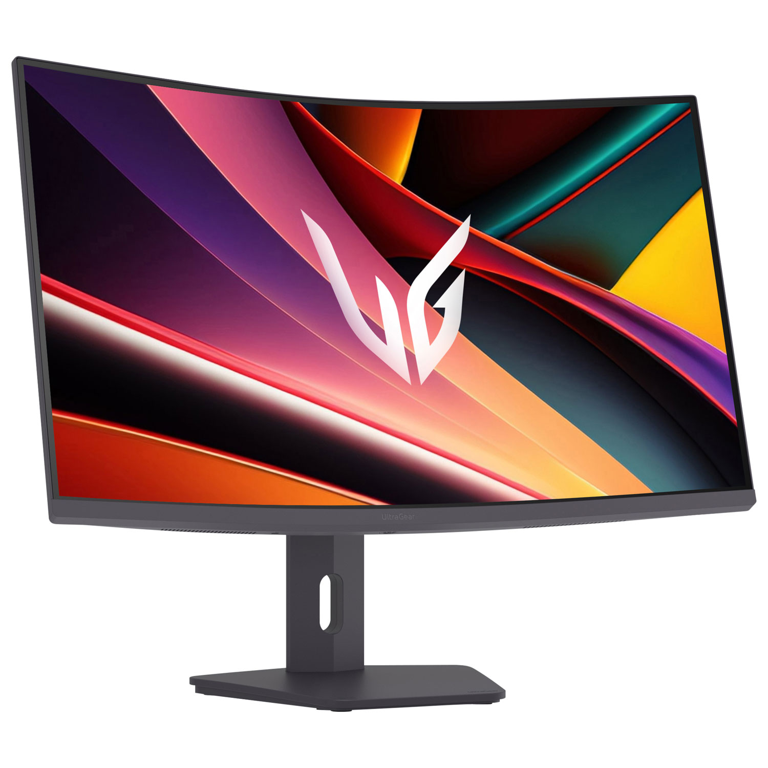Moniteur de jeu incurvé DEL AV WQHD gris à gris 1ms 180Hz 32 po FreeSync de LG - Noir