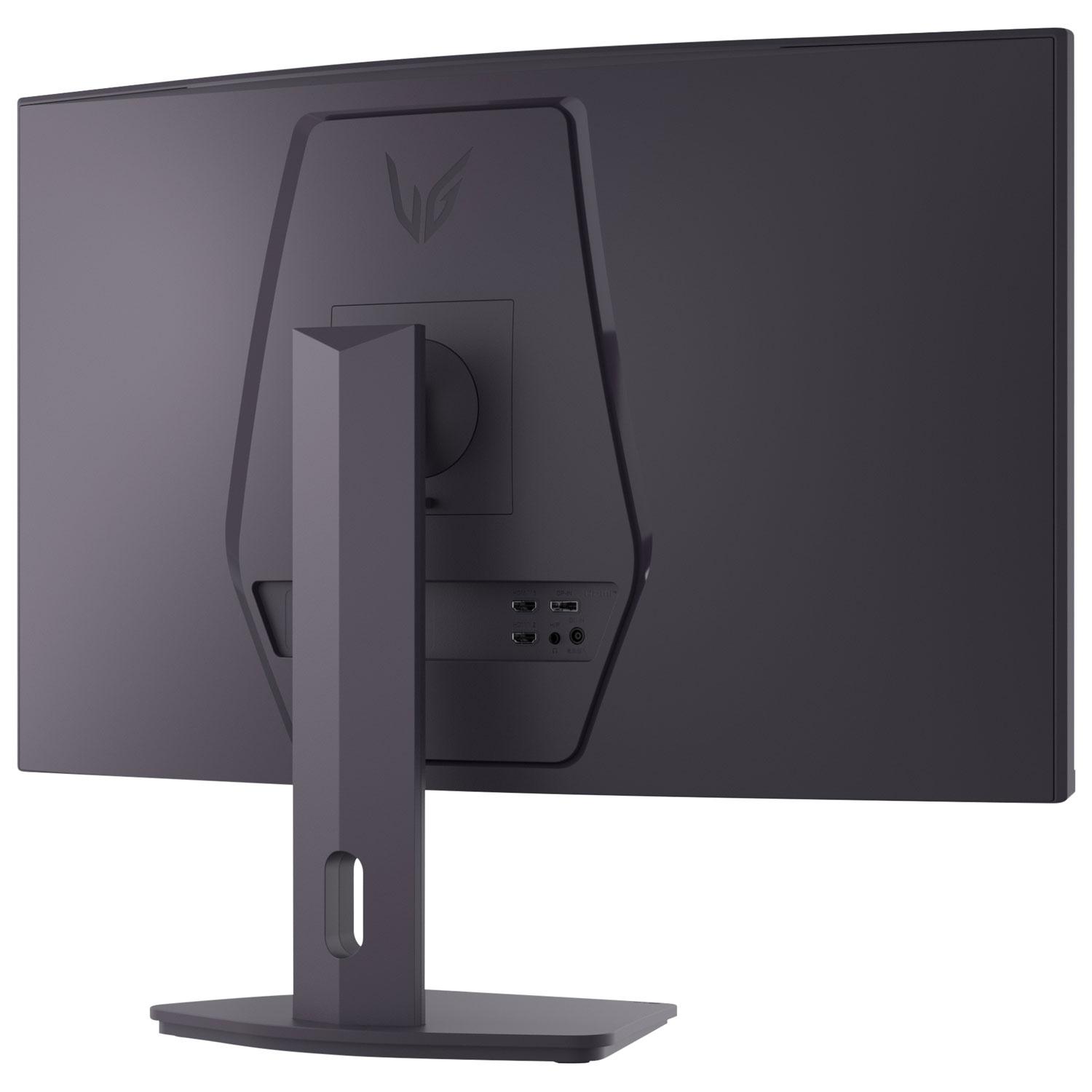 Moniteur de jeu incurvé DEL AV WQHD gris à gris 1ms 180Hz 32 po FreeSync de LG - Noir