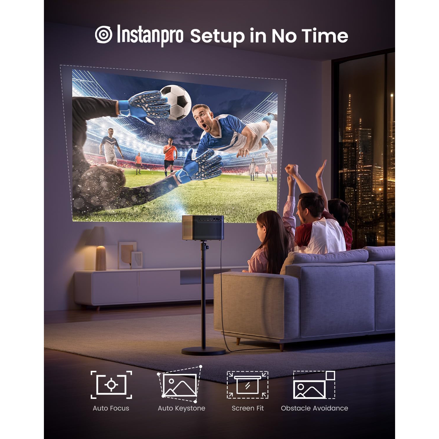 Dangbei – Projecteur DBOX02 4K GTV, 2450 lumens ISO, projecteur de cinéma maison homologué par Netflix avec Wi-Fi et Bluetooth, HDR10+, image 200