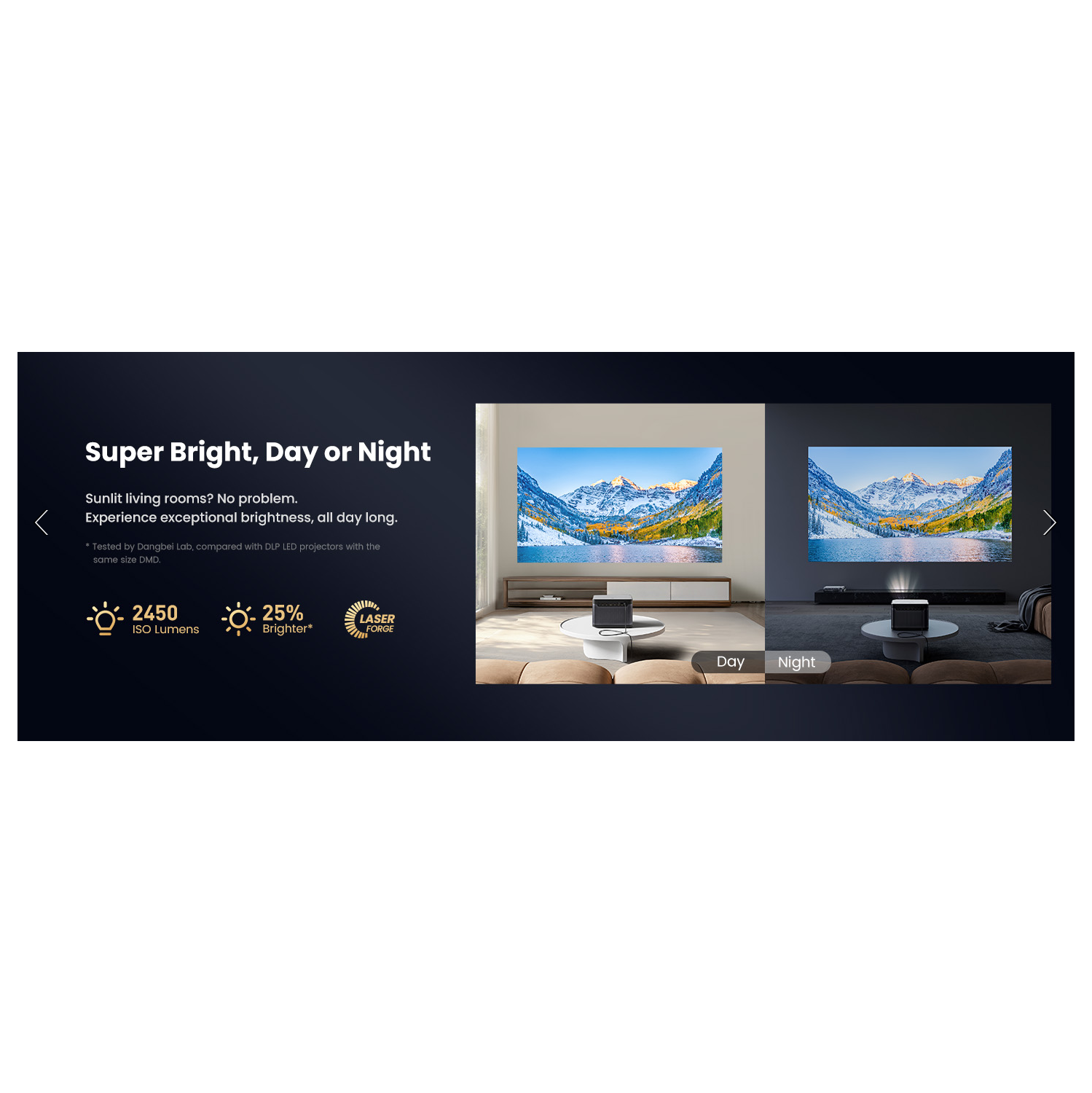 Dangbei – Projecteur DBOX02 4K GTV, 2450 lumens ISO, projecteur de cinéma maison homologué par Netflix avec Wi-Fi et Bluetooth, HDR10+, image 200